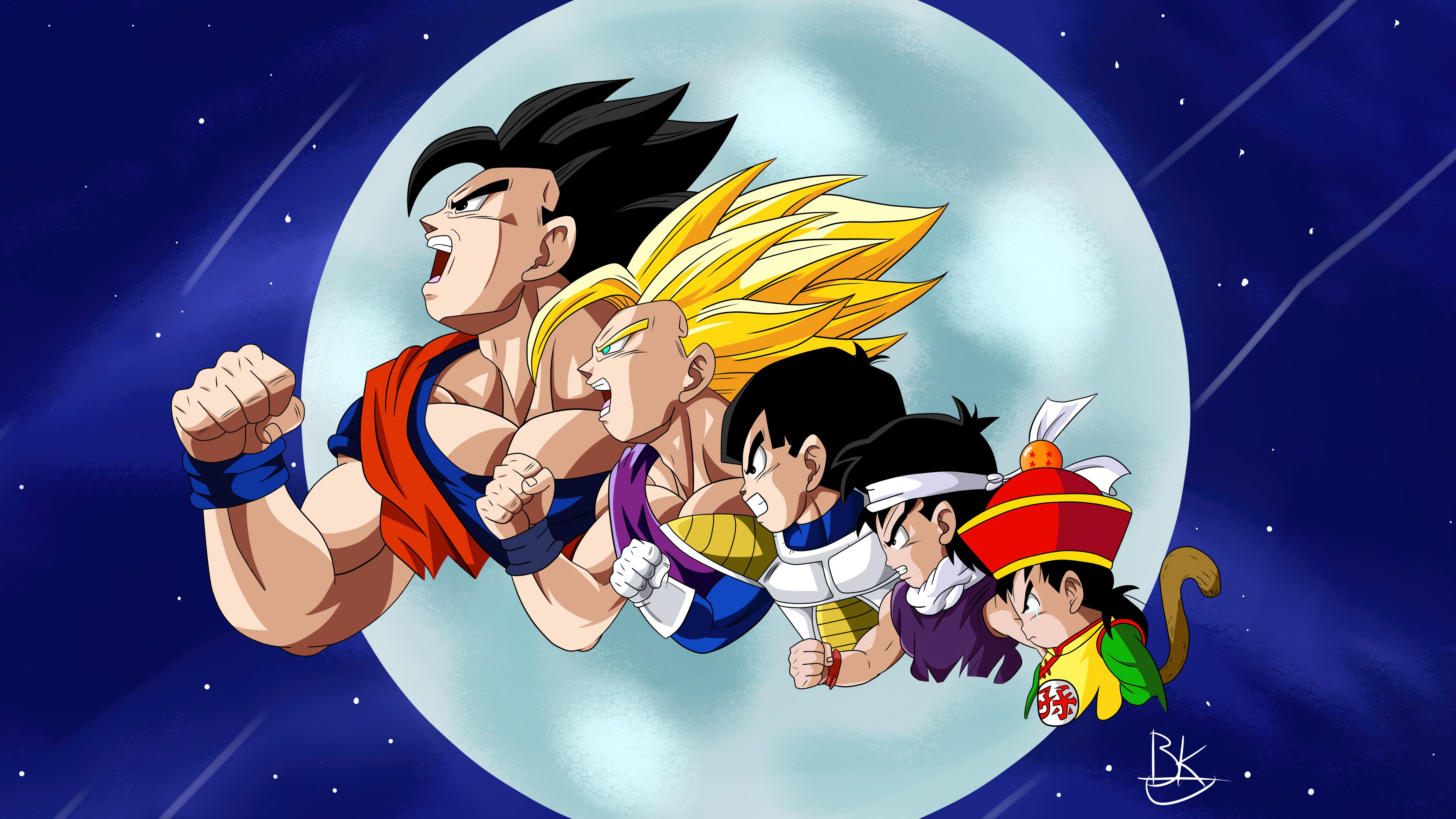 Gohan, Evolução, Dragon Ball Z, 5K, 8K