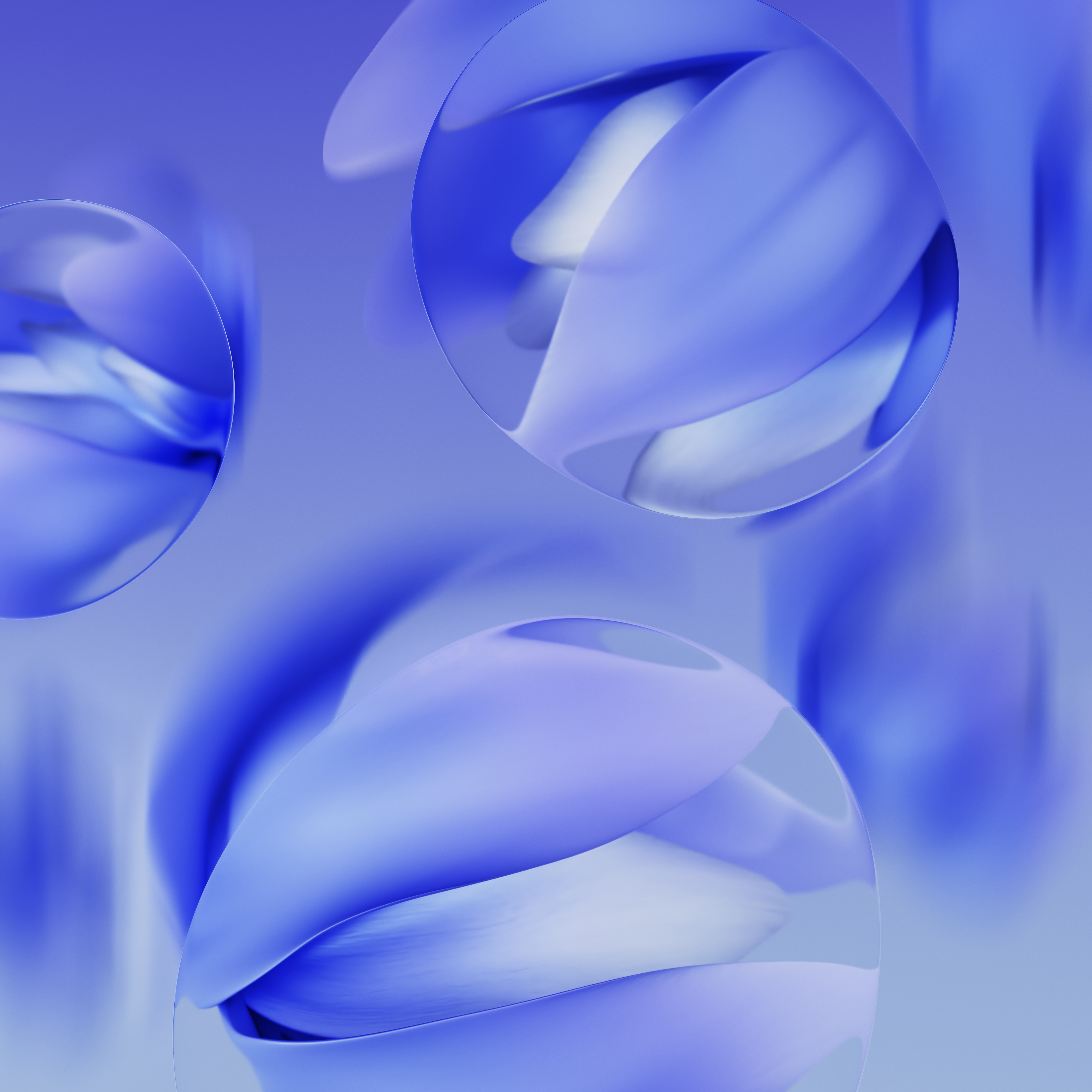 Google Pixel 9a, Estética azul, Stock, 5K, Macro, Arte moderna, Contemporâneo, Bolhas, Bolinhas de gude