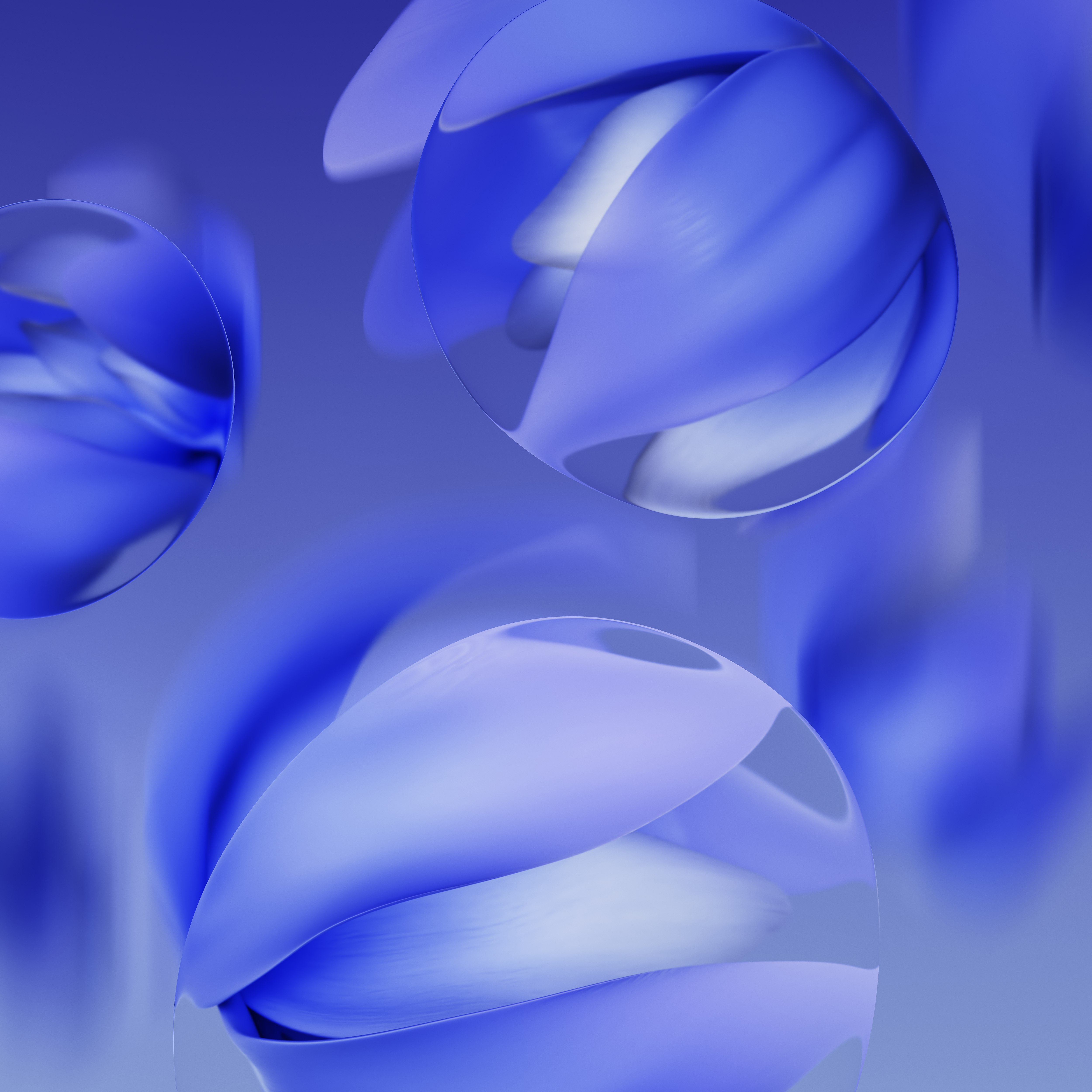 Google Pixel 9a, Geométrico, Estética azul, Stock, 5K, Macro, Arte moderna, Contemporâneo, Bolhas, Bolinhas de gude
