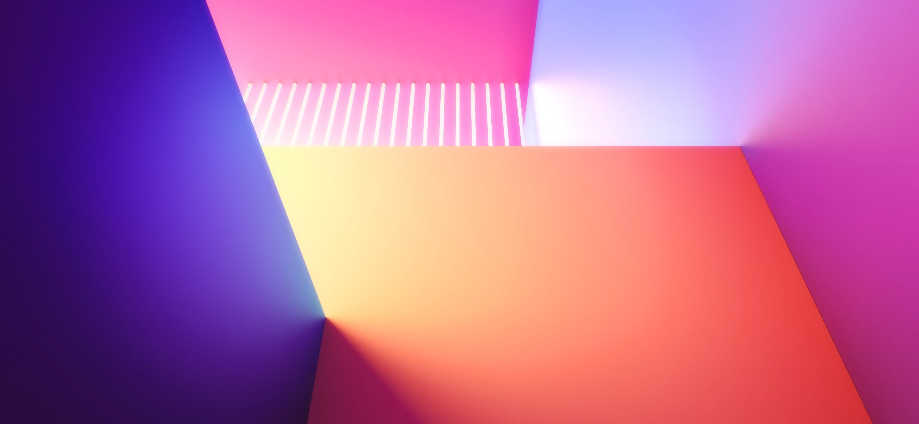 Gradientes coloridos, Geométrico, LG G8 ThinQ, Stock, Estética