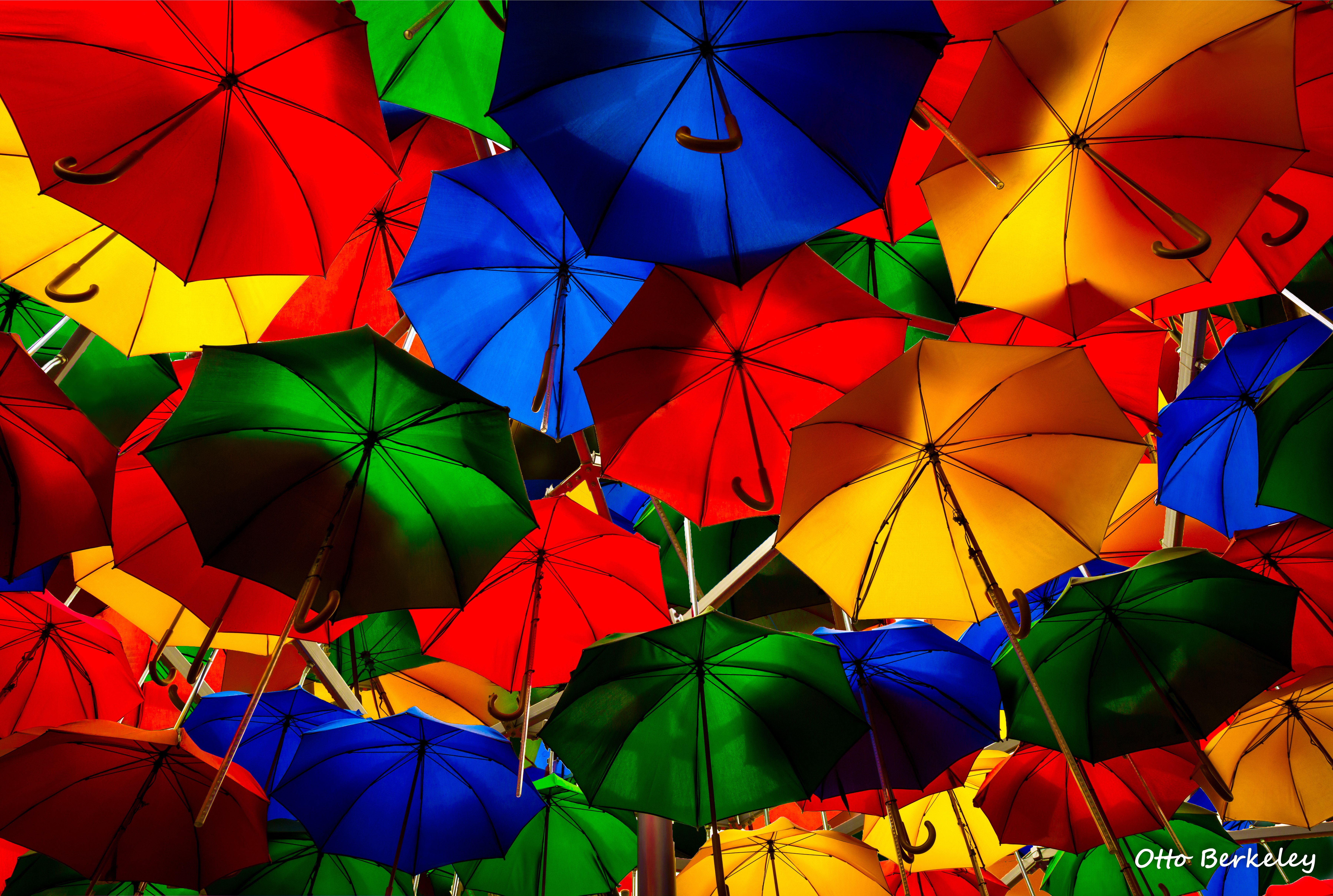 Guarda-chuvas, Colorido, Multicolorido, Artístico, Vista superior, Padrão, Vibrante, 5K, 8K