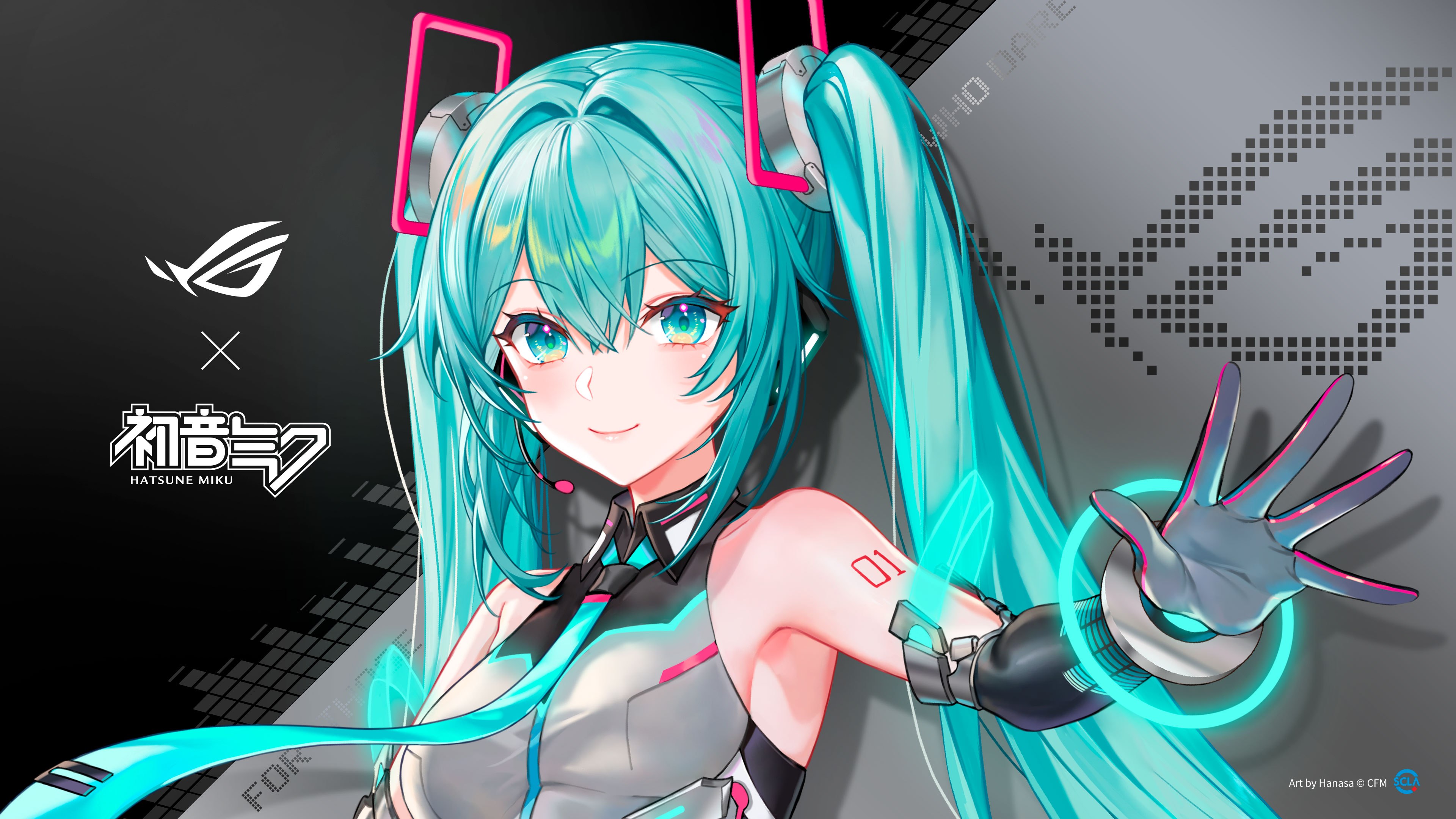 Hatsune Miku, ASUS ROG, Garota de anime