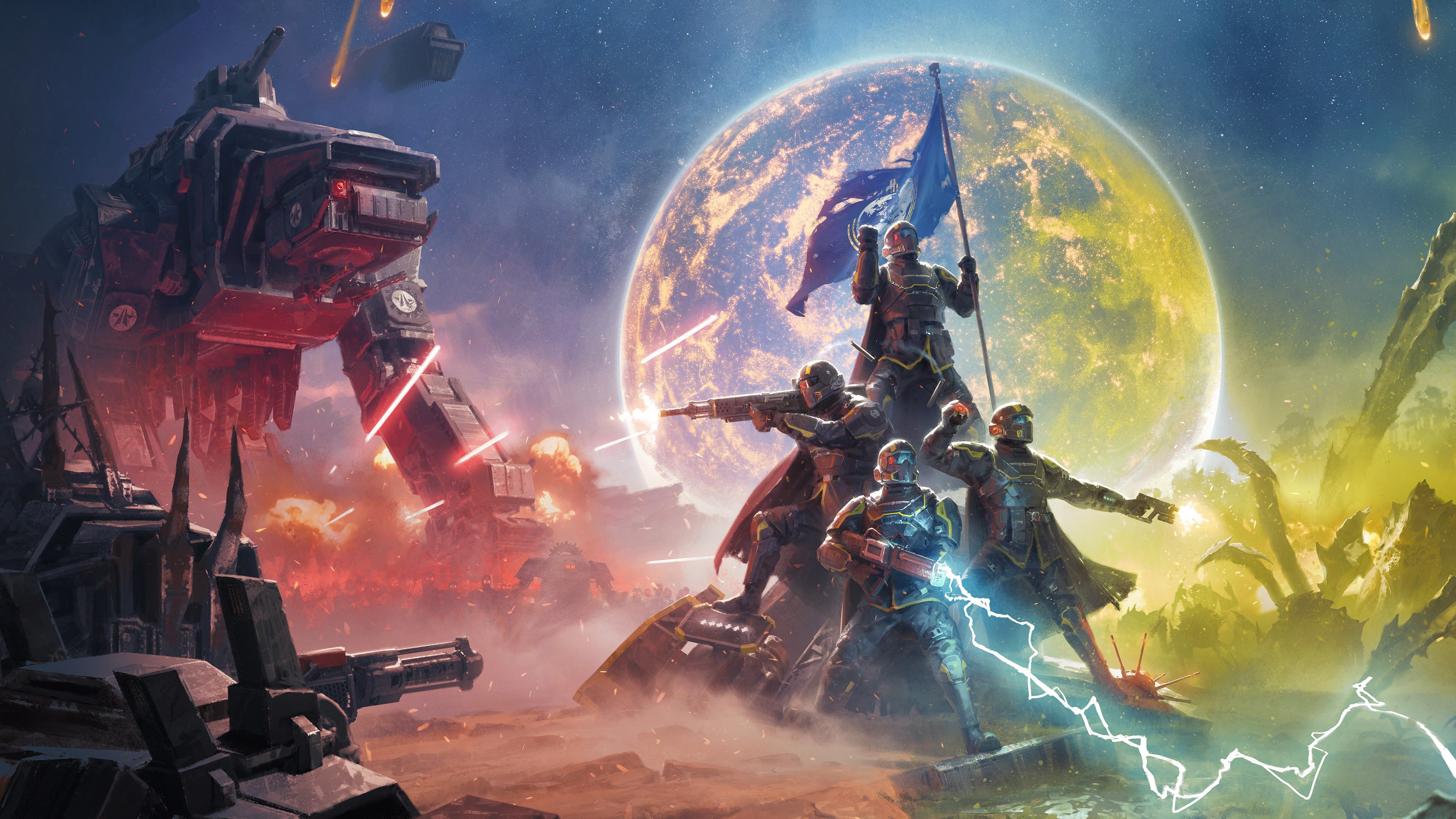 Helldivers 2, Jogos de 2024, Arte de jogo