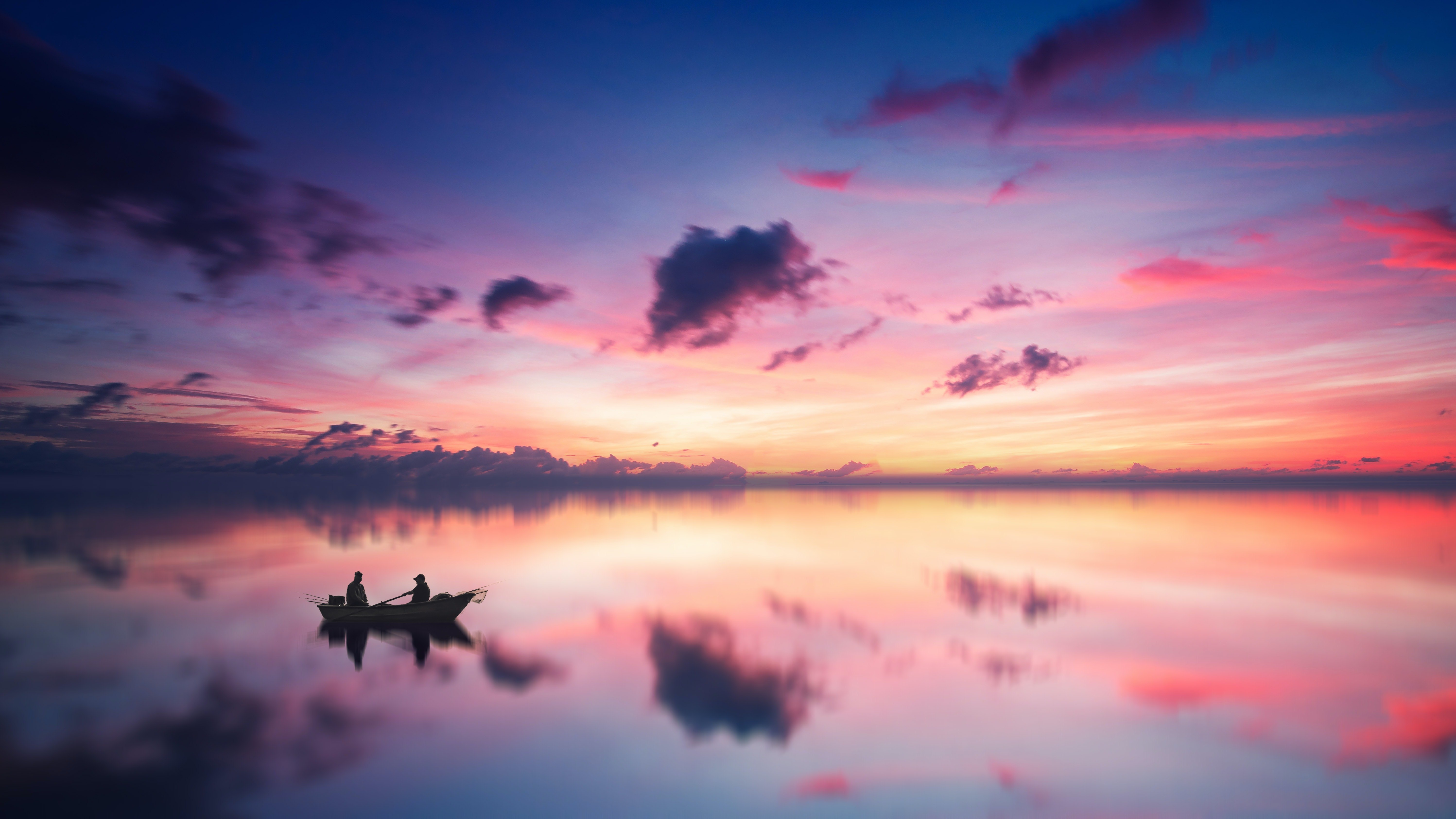 Hora dourada, Pôr do sol, Rio, Estética, Passeio de barco, Anoitecer, Reflexo, Céu do entardecer, 5K