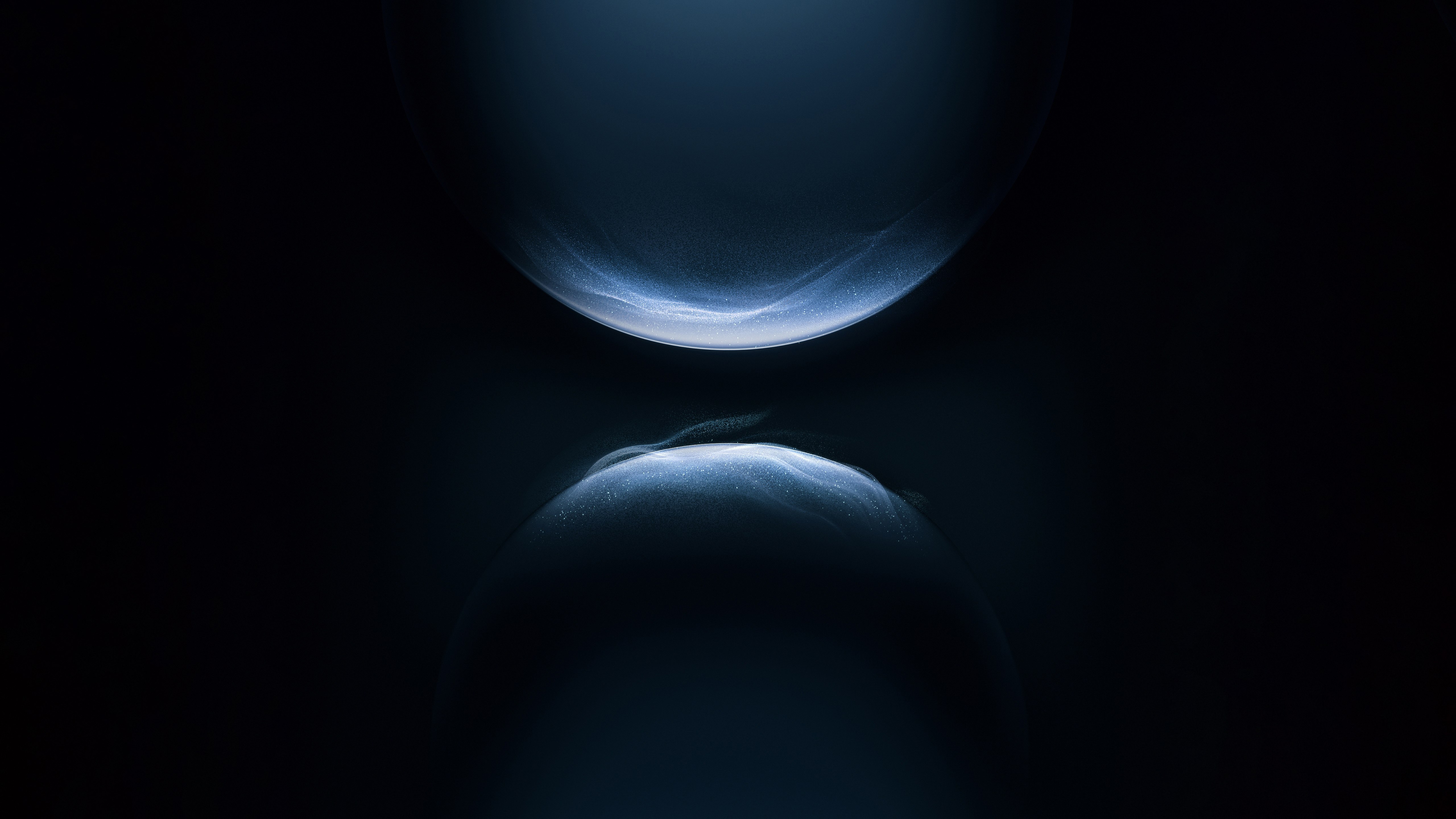 Huawei, Azul escuro, Partículas brilhantes, Fluxo, AMOLED, 5K, Fundo escuro