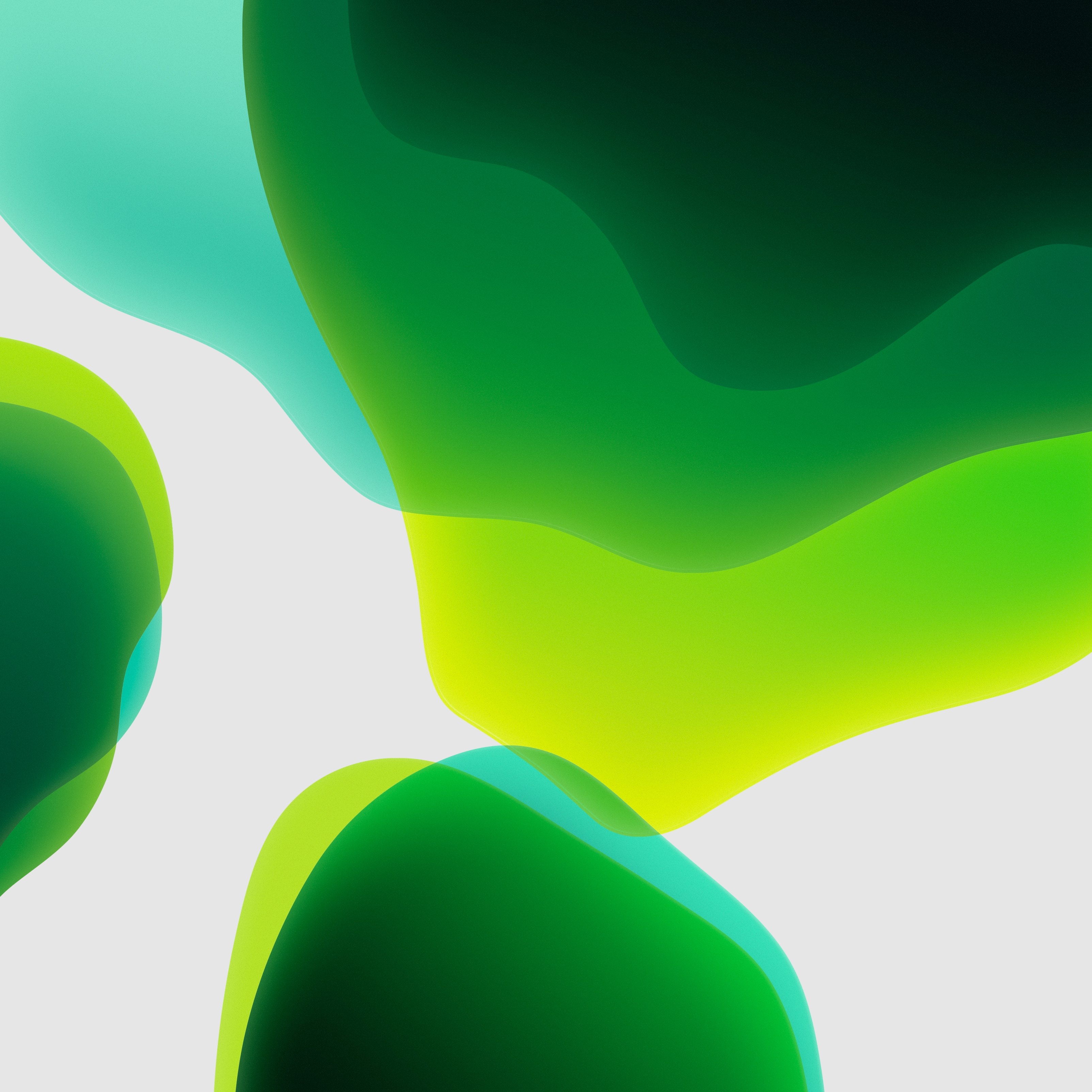 iPadOS, Verde, Stock, Fundo branco, iOS 13