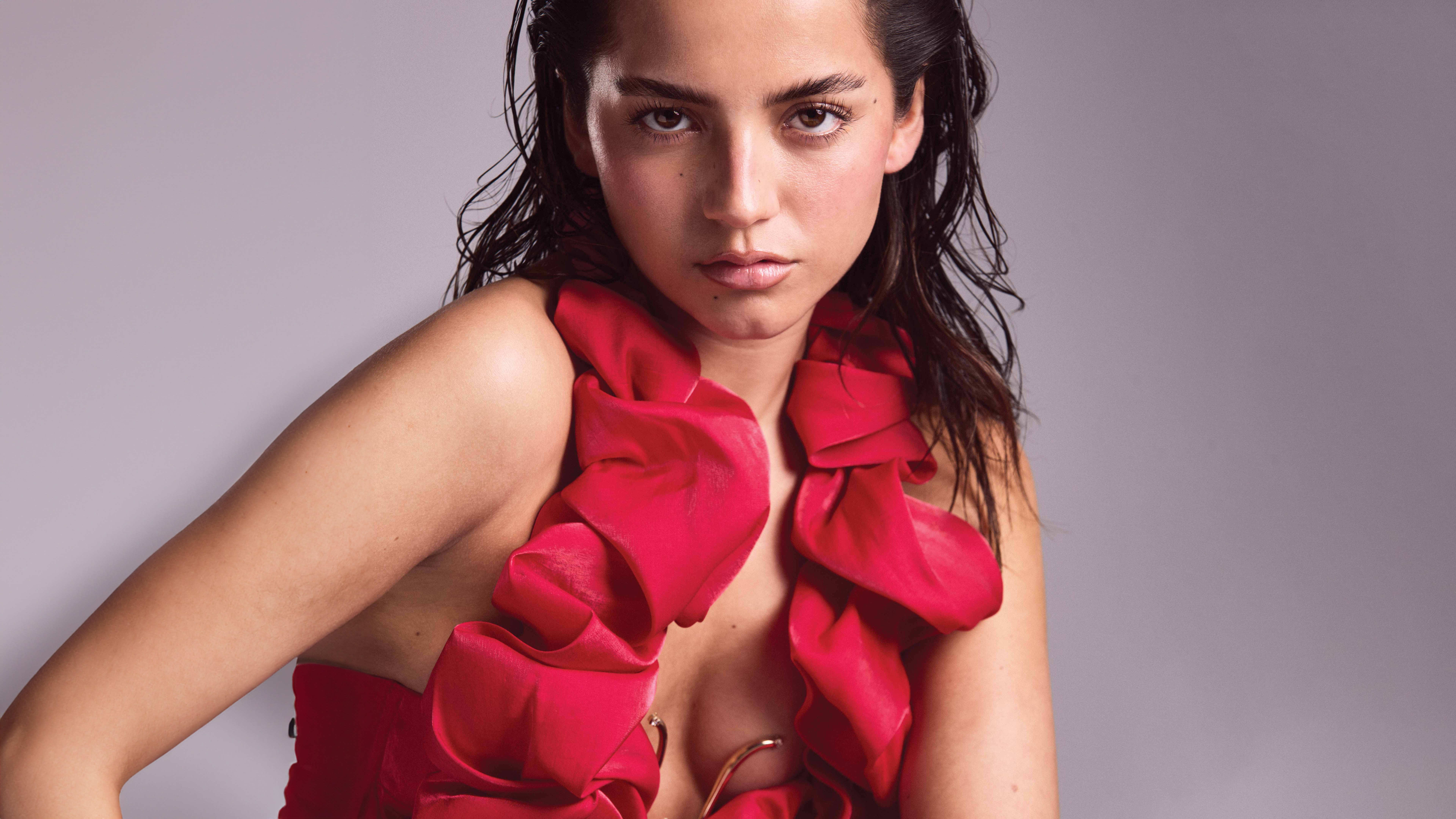 Isabela Merced, Vestido vermelho, 8K, Atriz americana, 5K