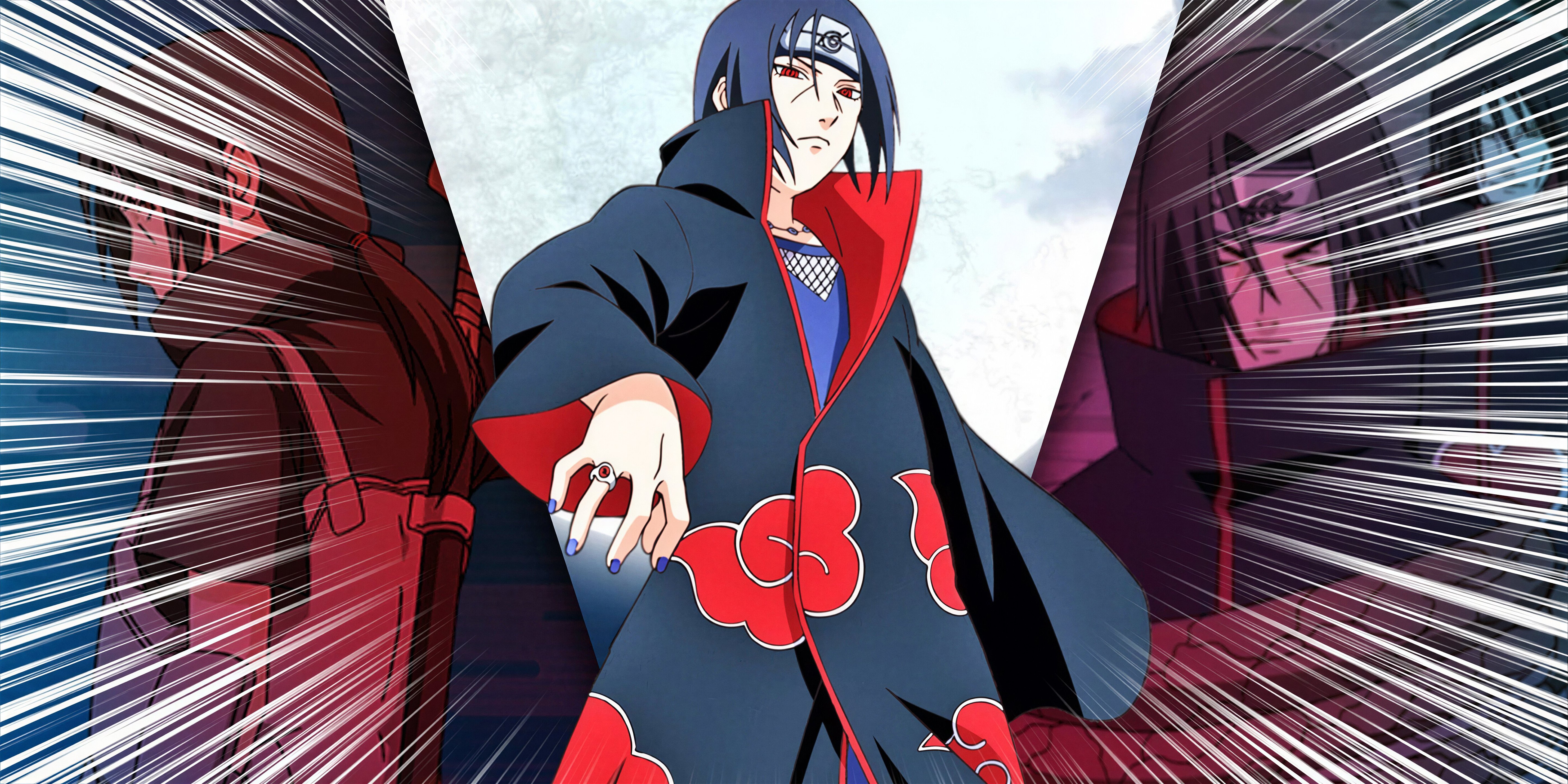 Itachi Uchiha, Tradicional, Ultrawide, Akatsuki, 5K, Naruto Shippuden