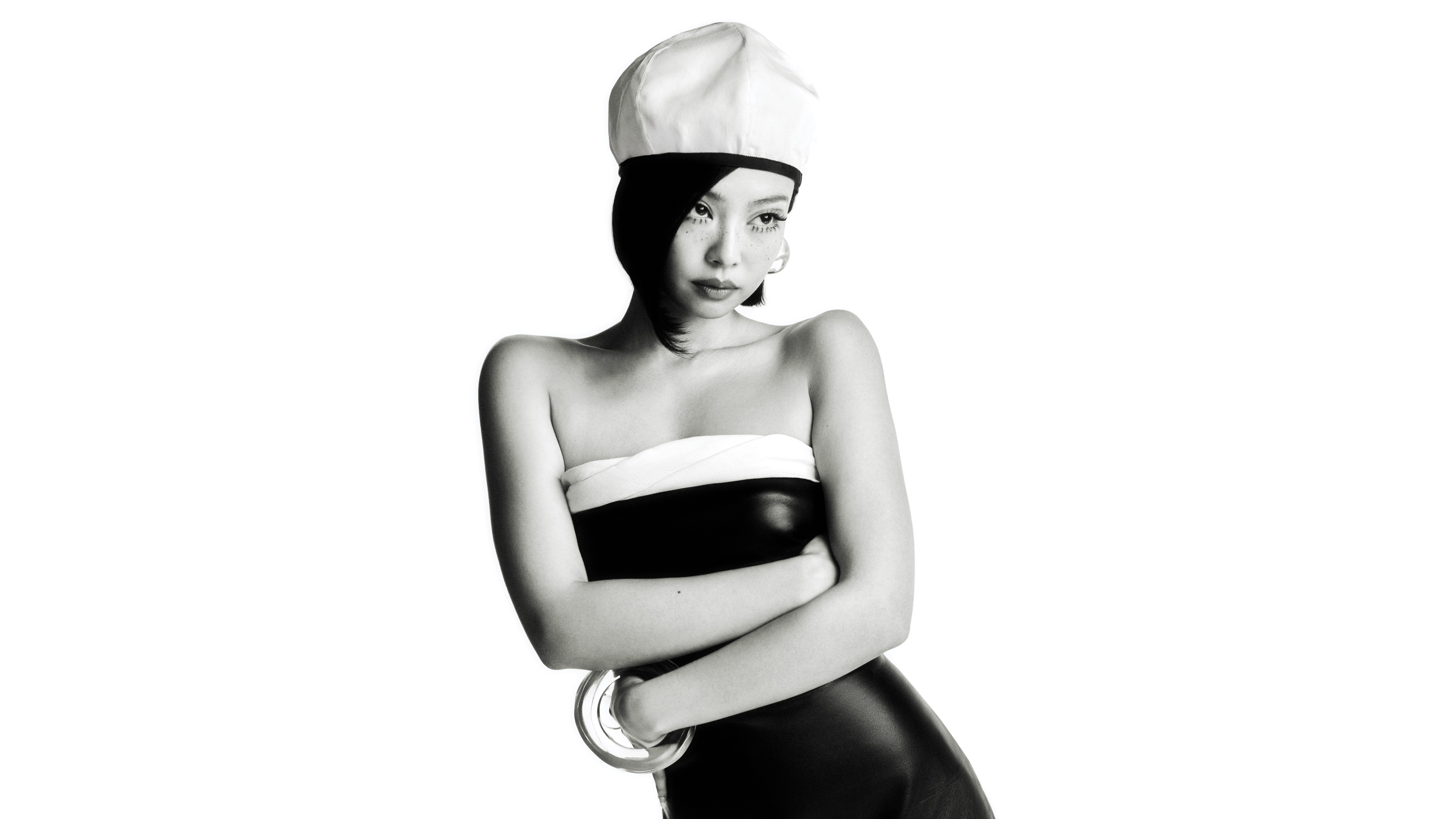 Jennie, 8K, Monocromático, 5K, V Magazine, 2026, Fundo branco