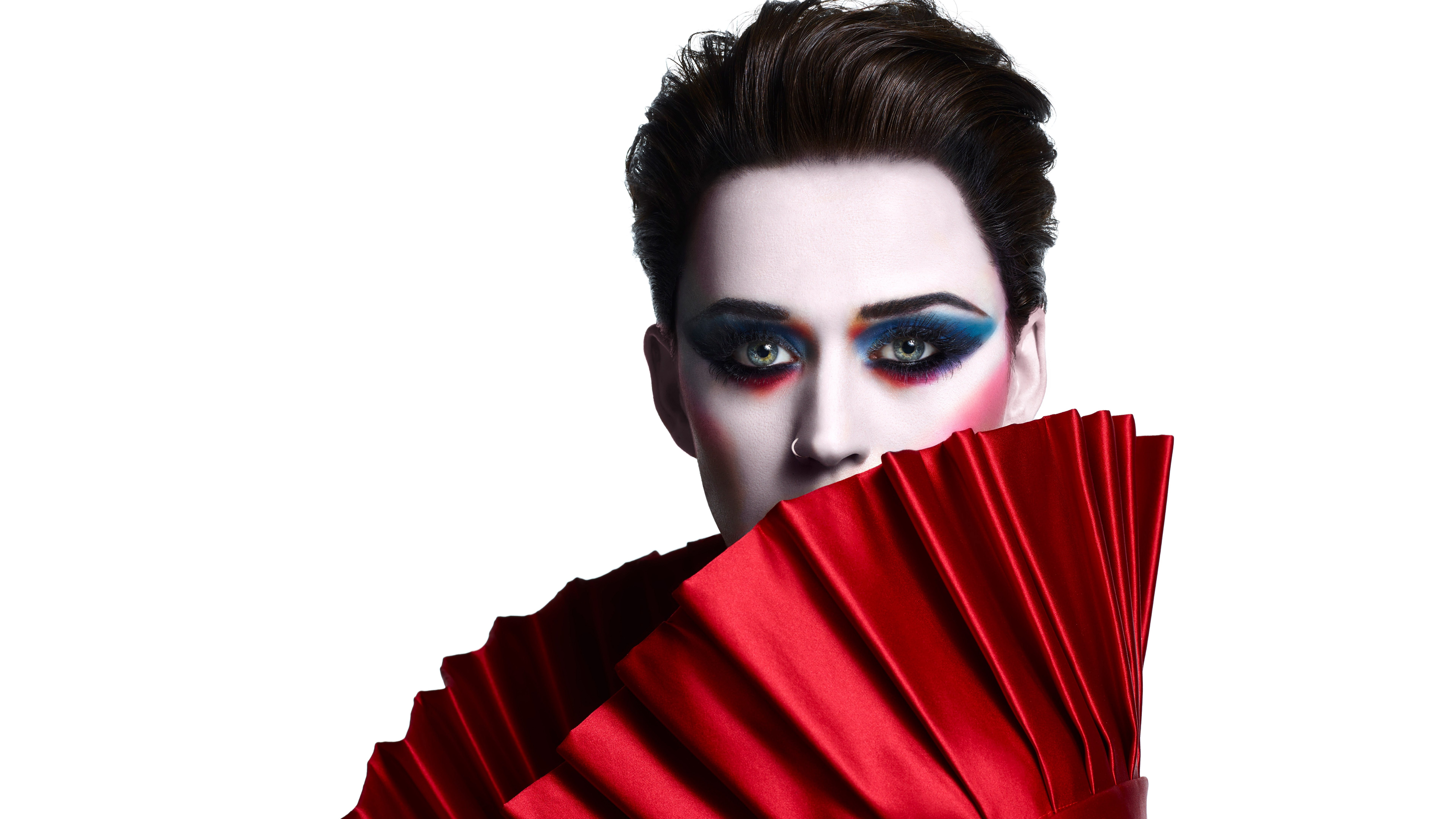 Katy Perry, Witness, 8K, Cantora americana, Fundo branco, 5K