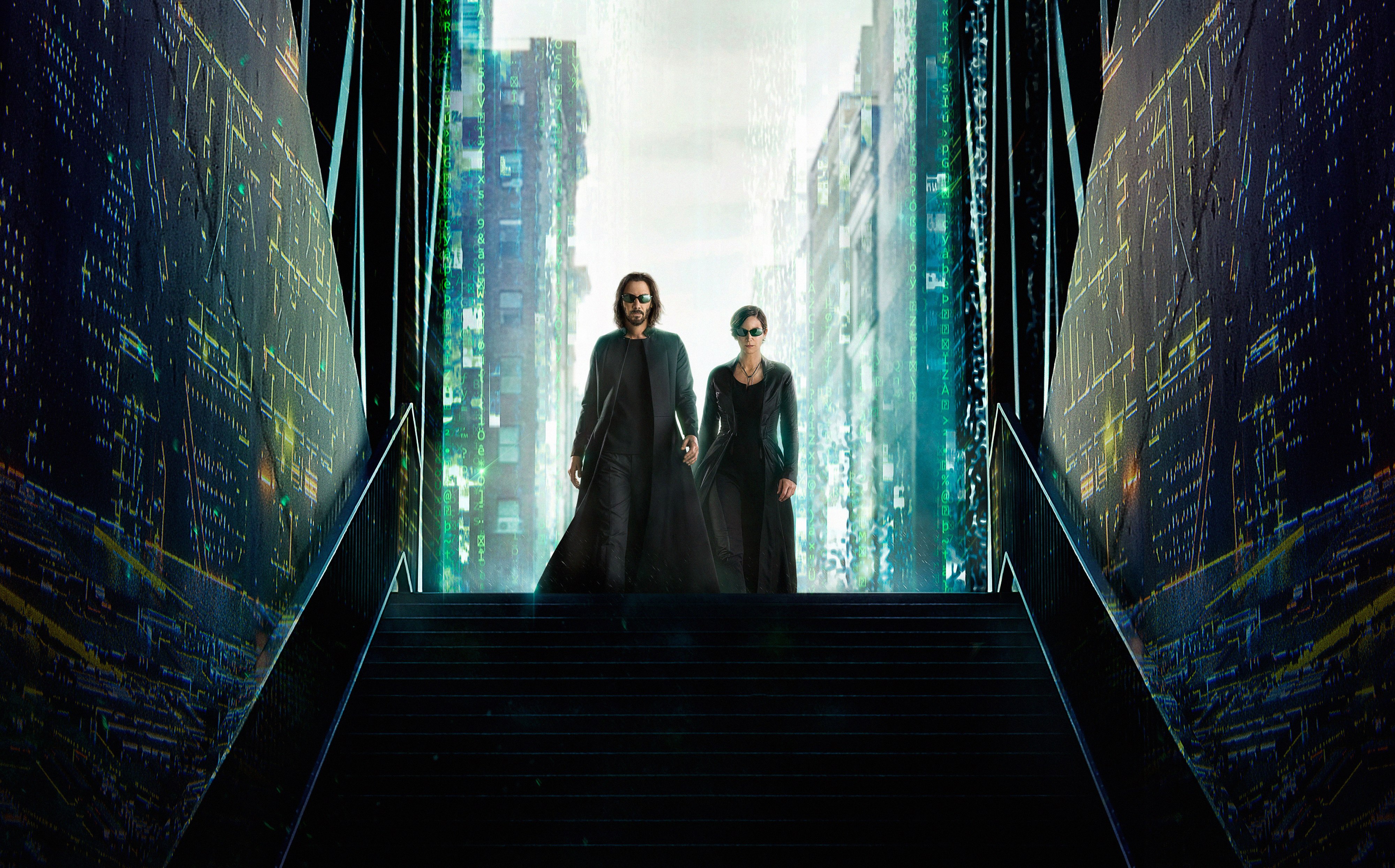 Keanu Reeves, Carrie-Anne Moss, The Matrix Resurrections, Neo, Trinity, Filmes de 2021