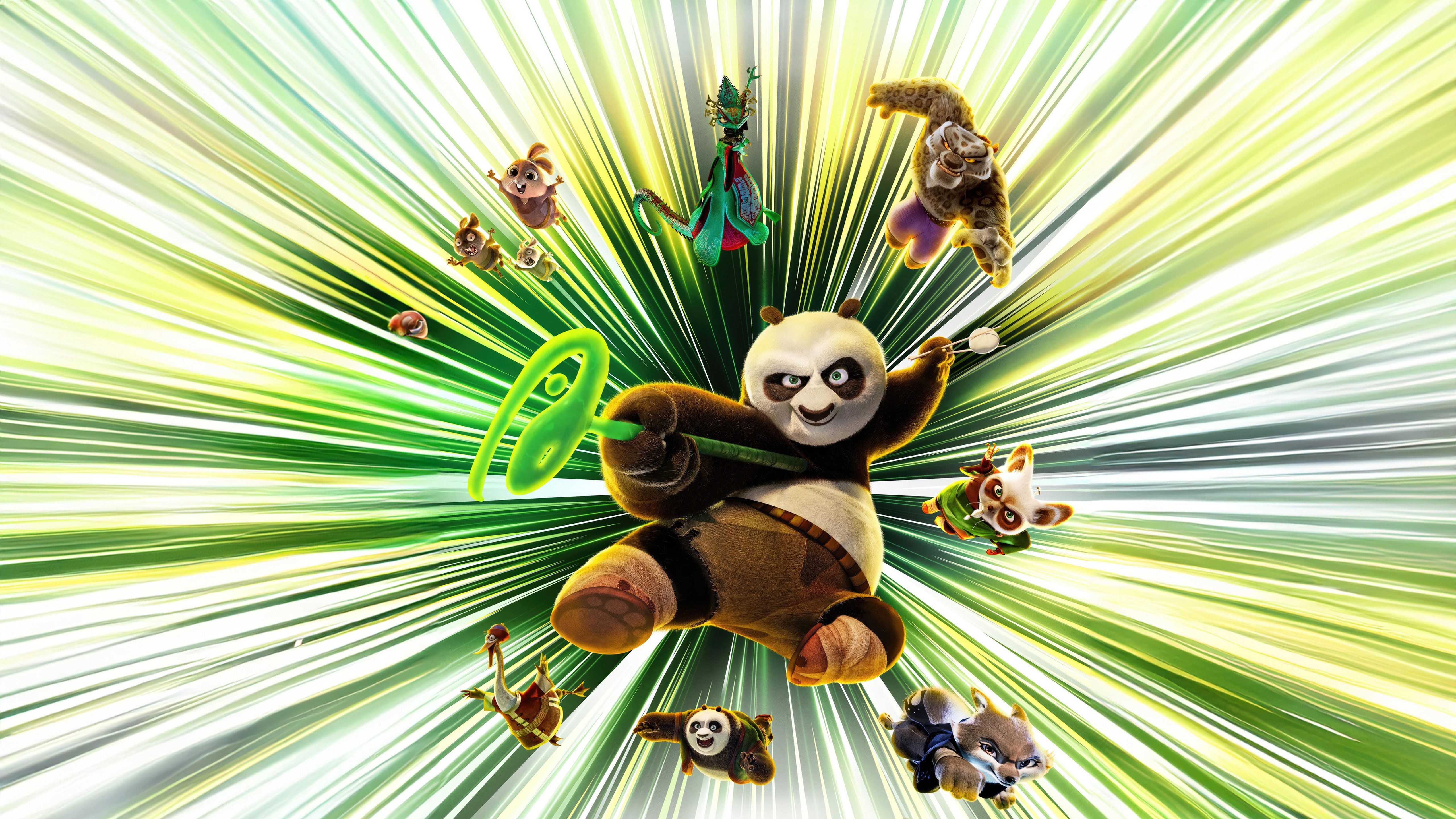 Kung Fu Panda 4, Filmes de 2024, 5K, Filmes de animação