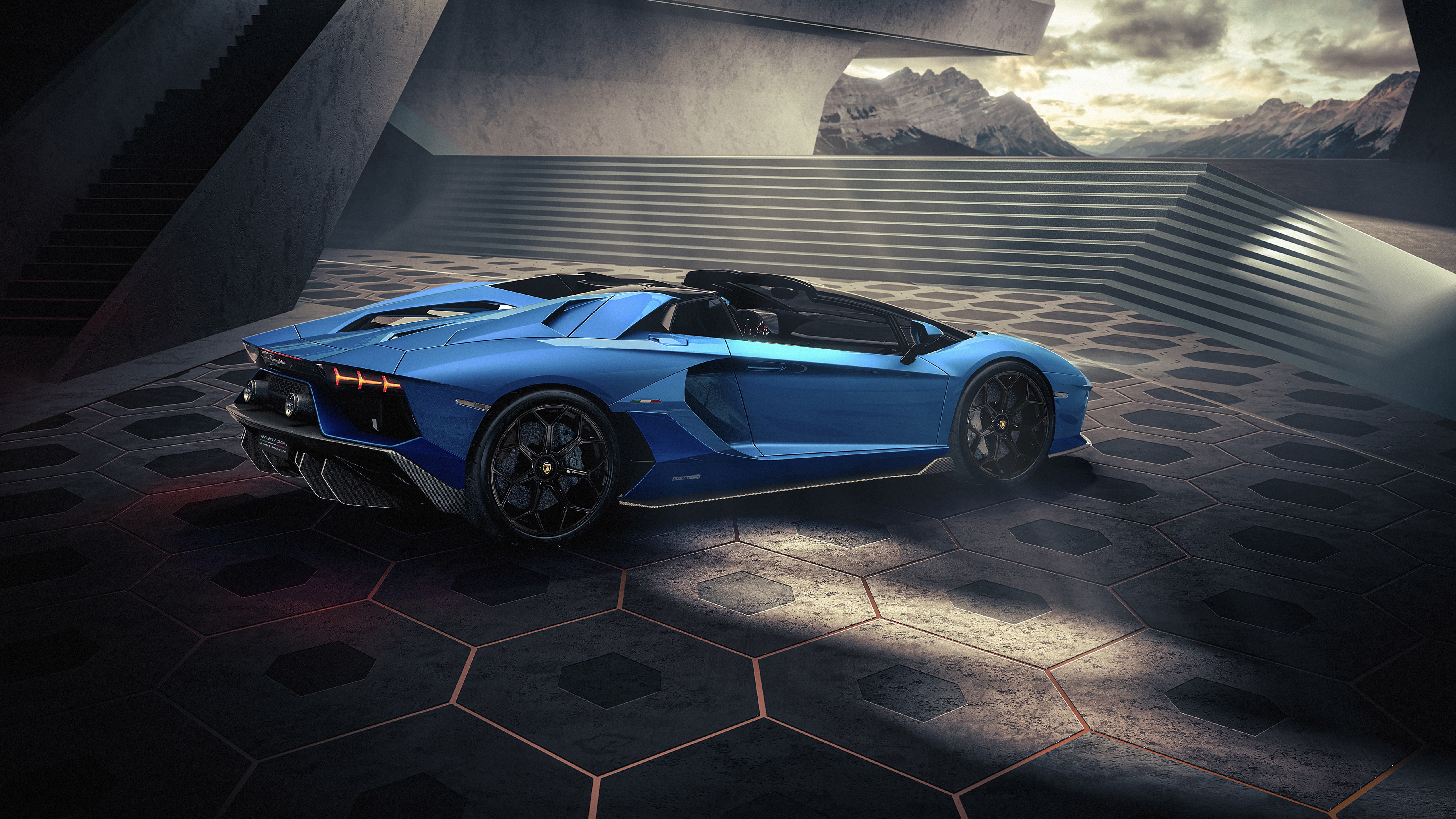 Lamborghini Aventador LP 780-4 Ultimae Roadster, Supercarros, 2021, 5K