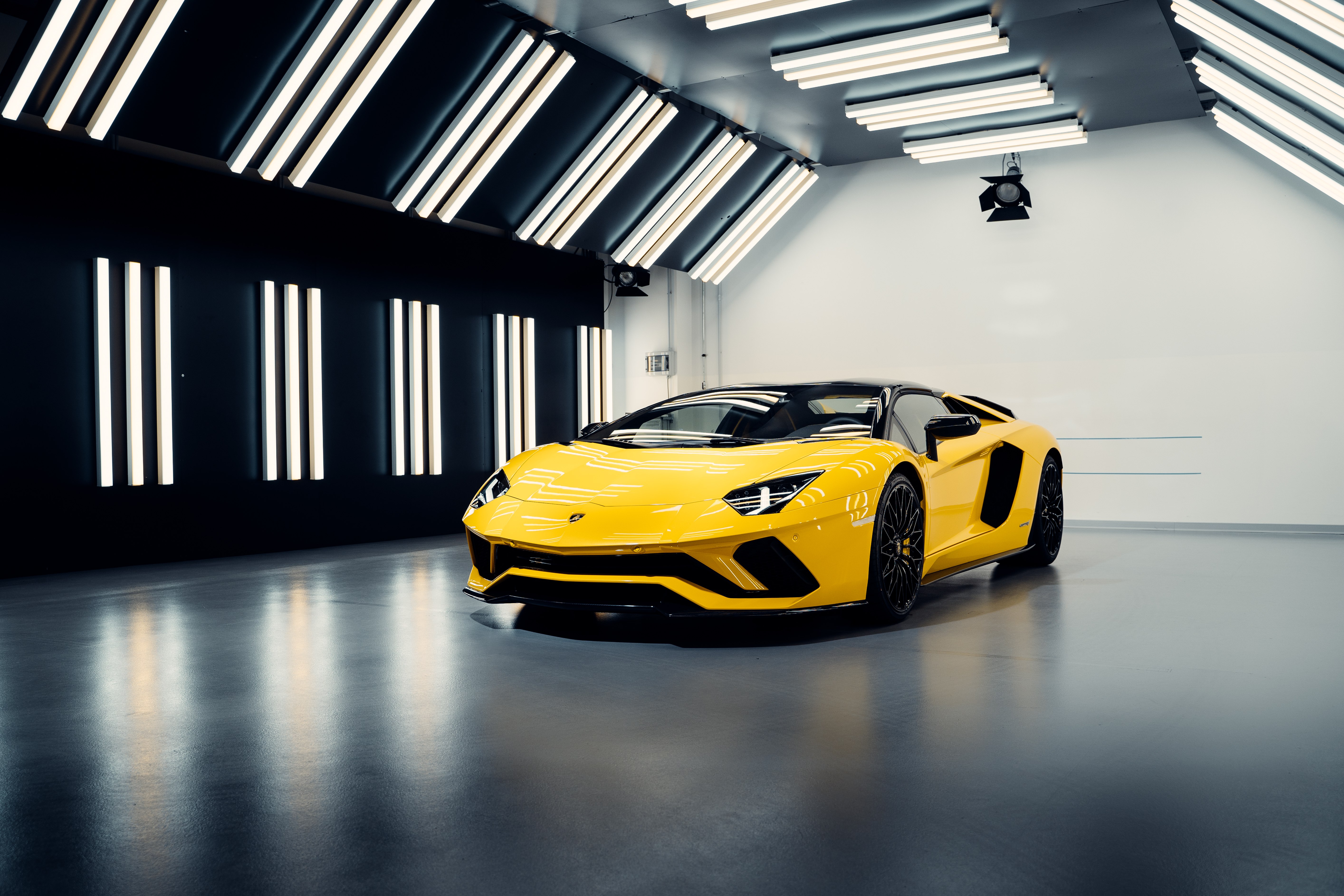 Lamborghini Aventador, Supercarros, 5K