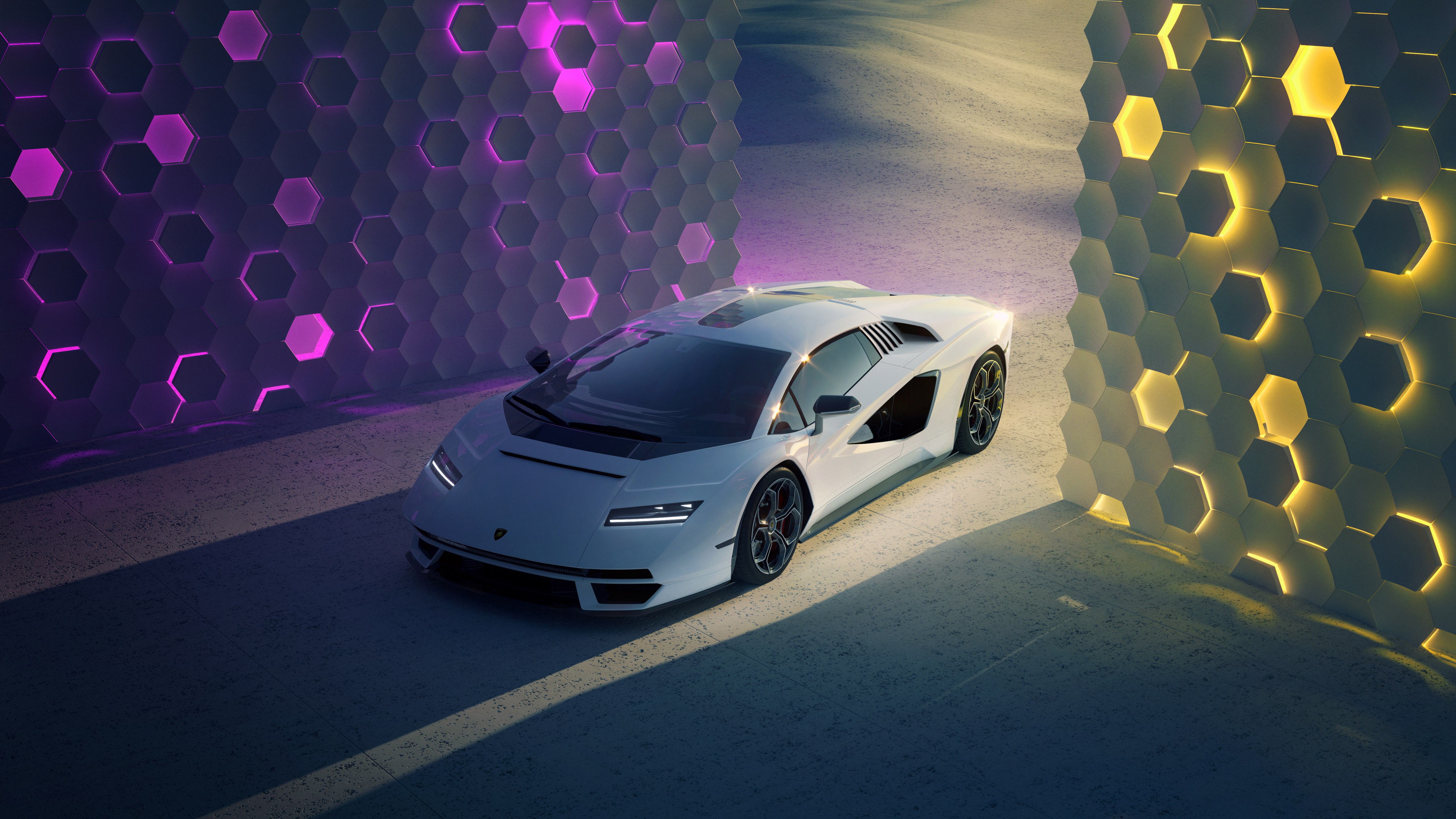 Lamborghini Countach, Futurista, 5K