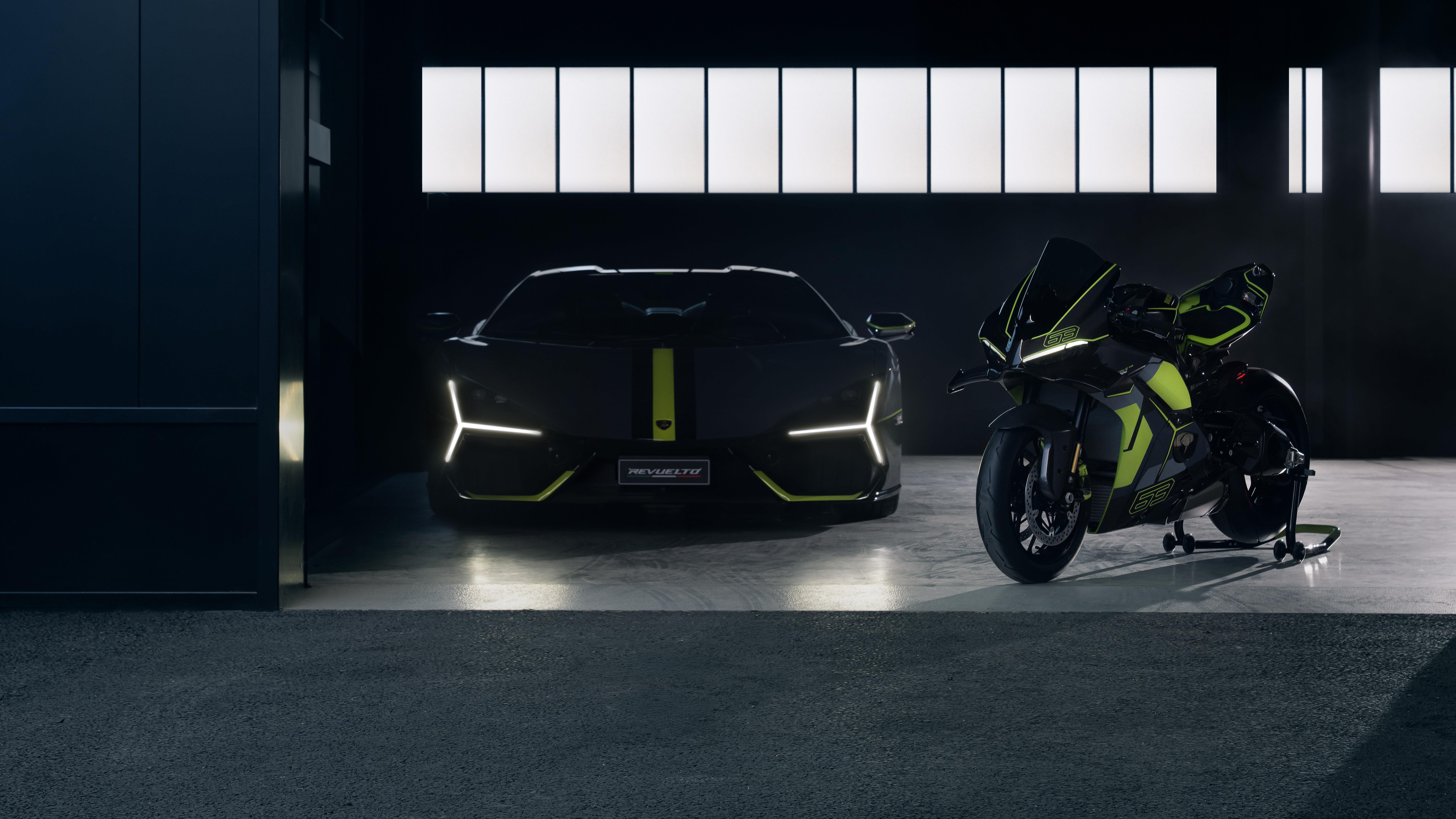Lamborghini Revuelto, Ducati Panigale V4, 5K, 8K, 2025
