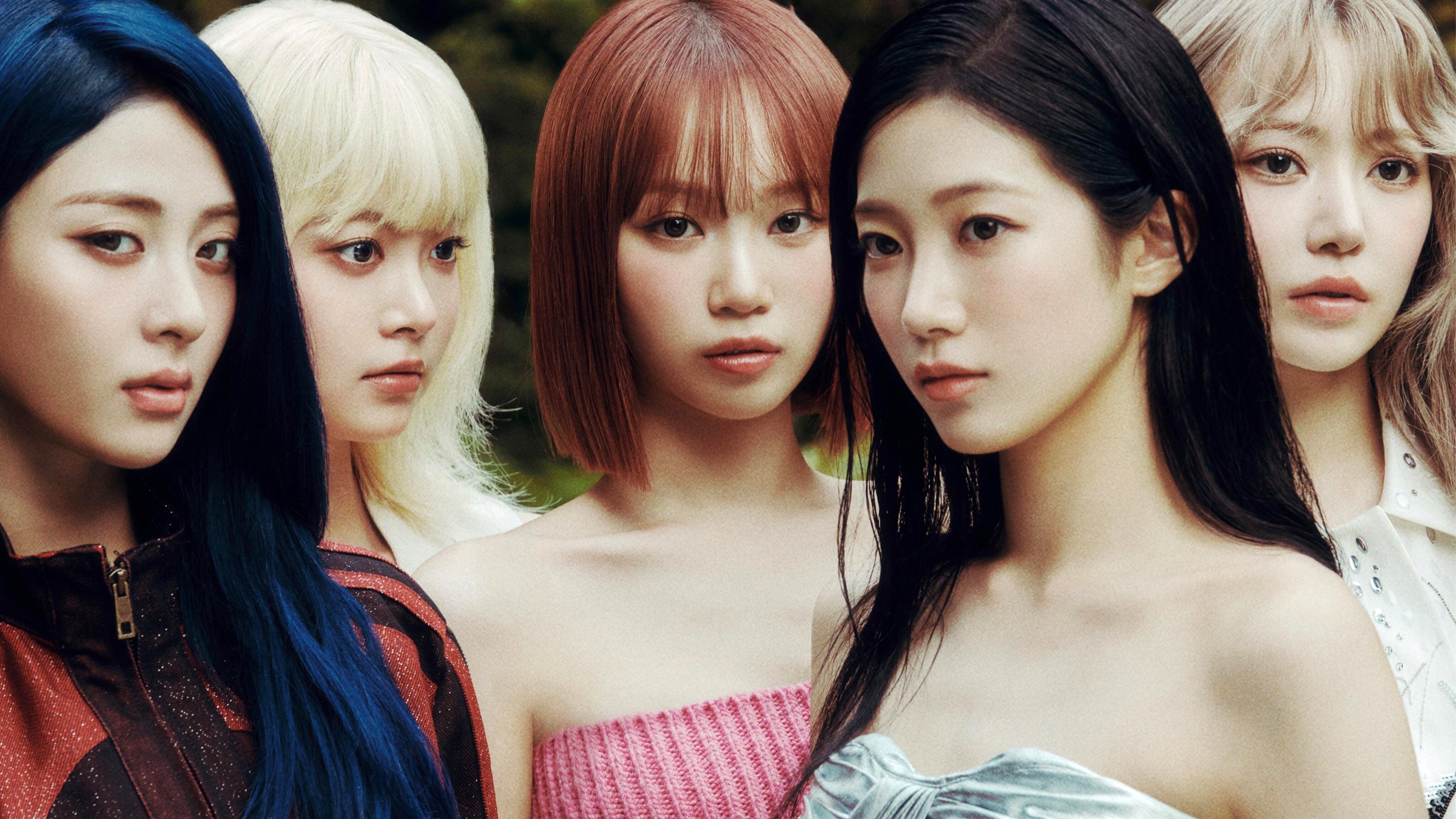 Le Sserafim, 2024, Capa de revista, 2024, Sakura Miyawaki, Kim Chaewon, Huh Yunjin, Hong Eunchae, Kazuha