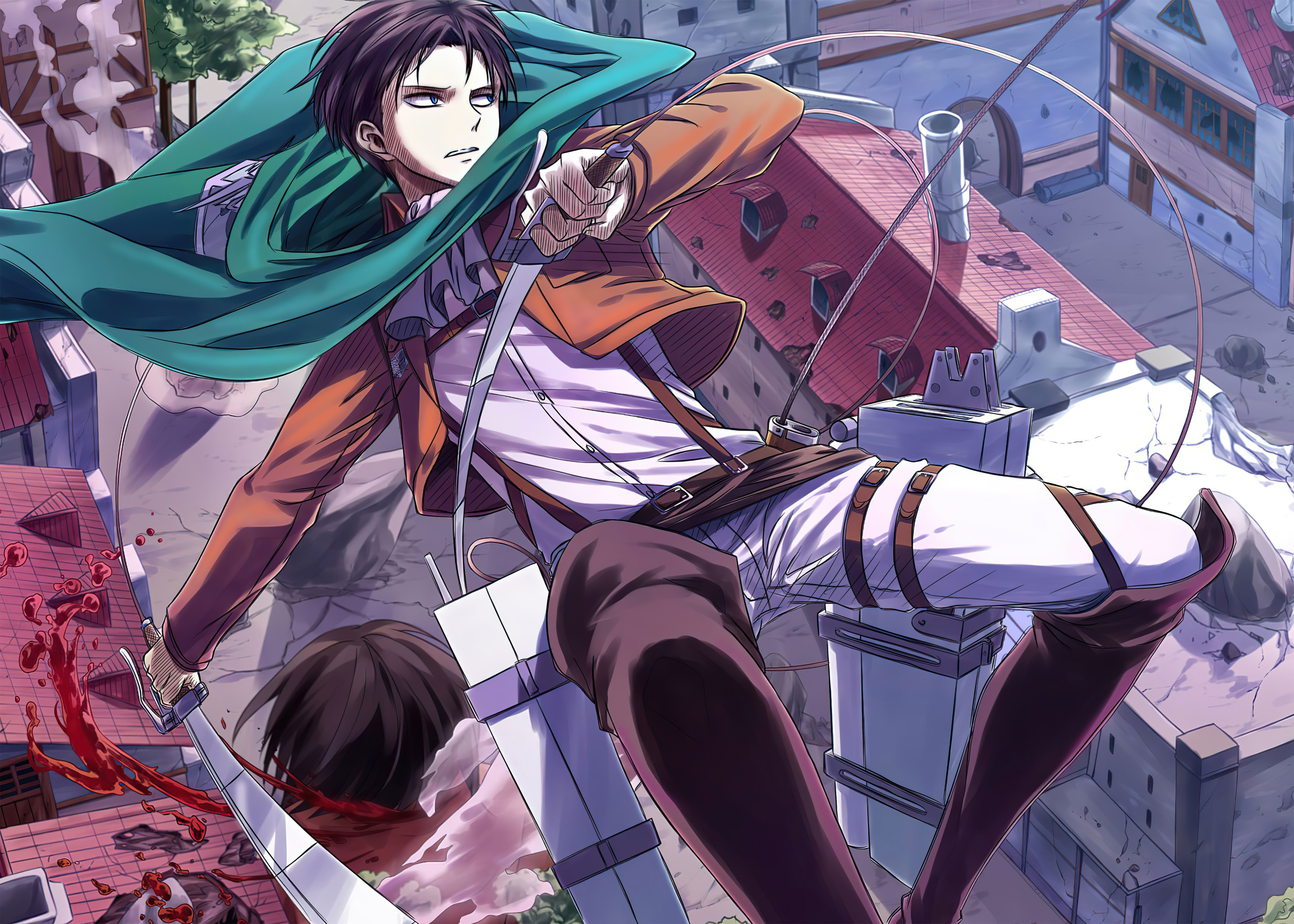 Levi Ackerman, Arte, Capitão Levi, Attack on Titan, Shingeki no Kyojin
