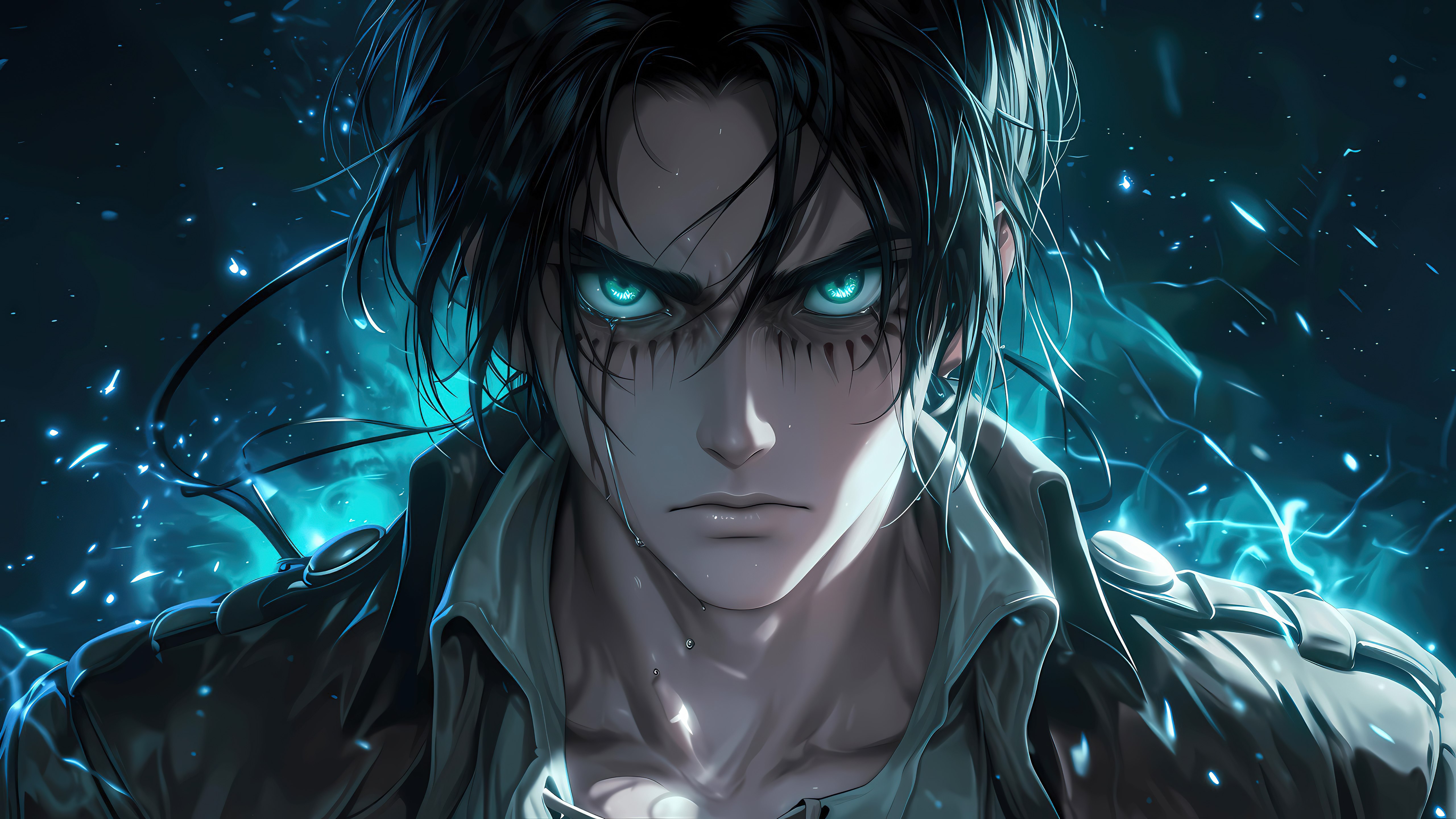 Levi Ackerman, Close-up, Attack on Titan, 5K