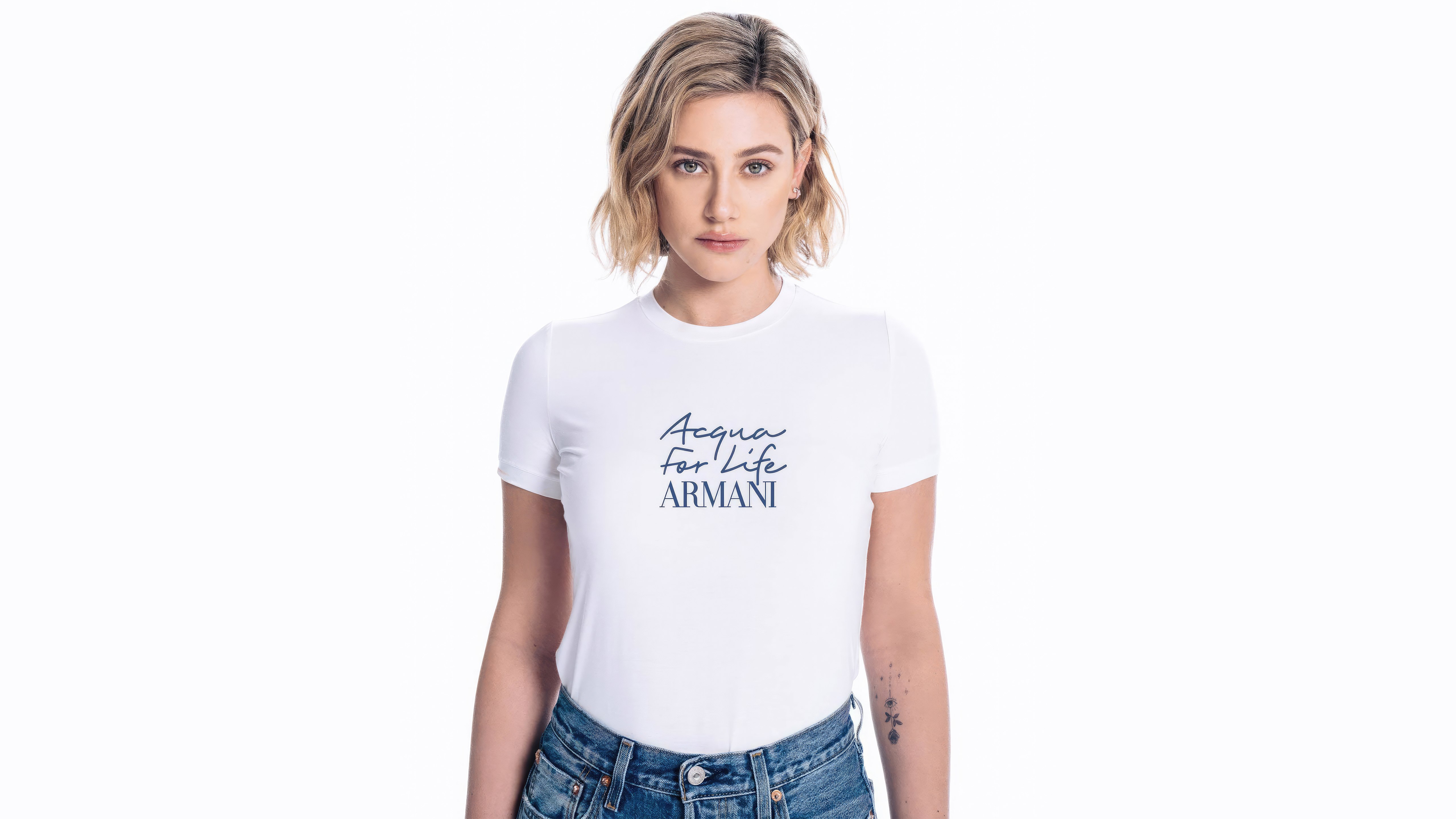 Lili Reinhart, Branco, 5K