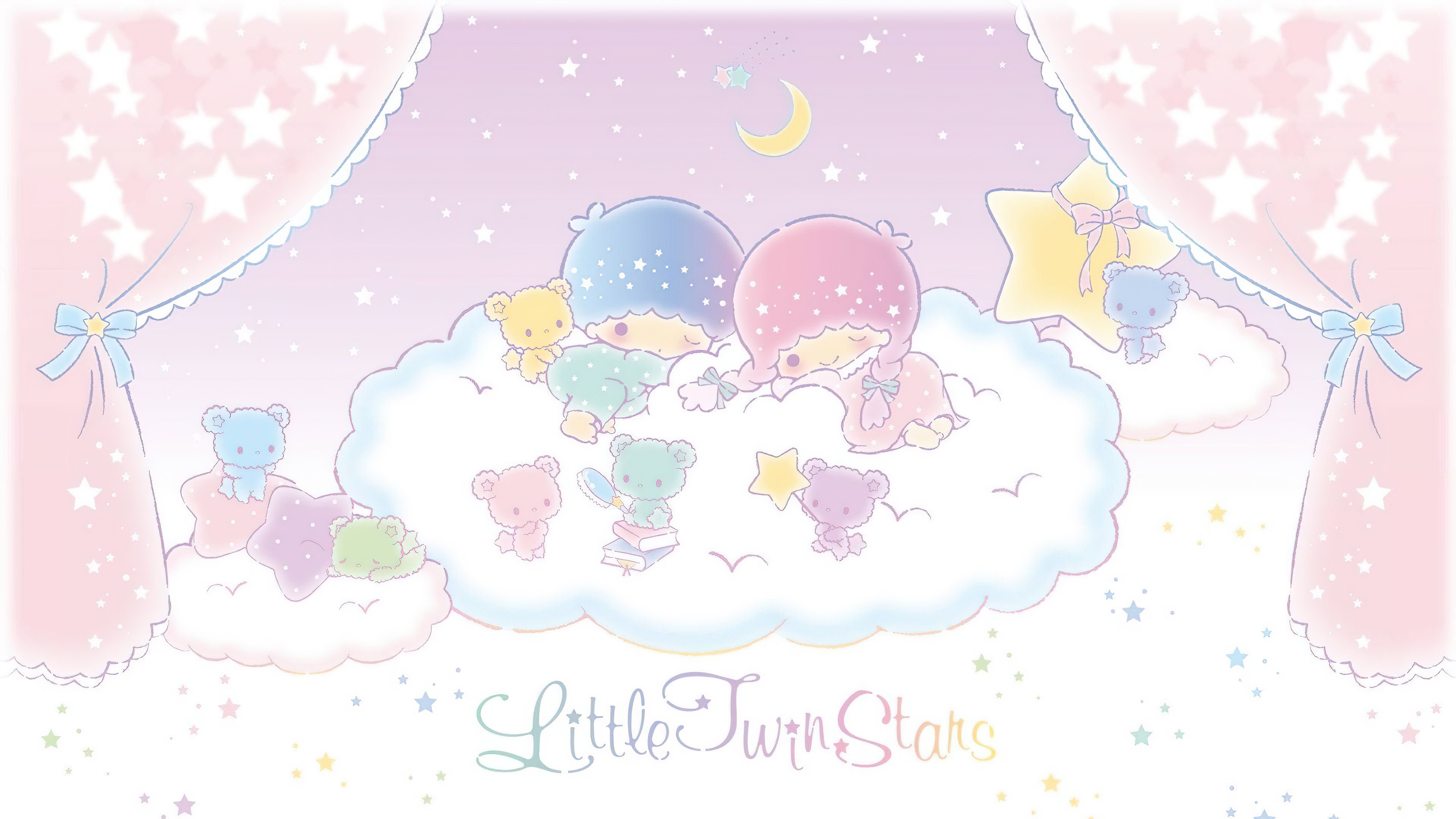 Little Twin Stars, Pastel, Estética, Kiki and Lala, Desenho animado, Sanrio