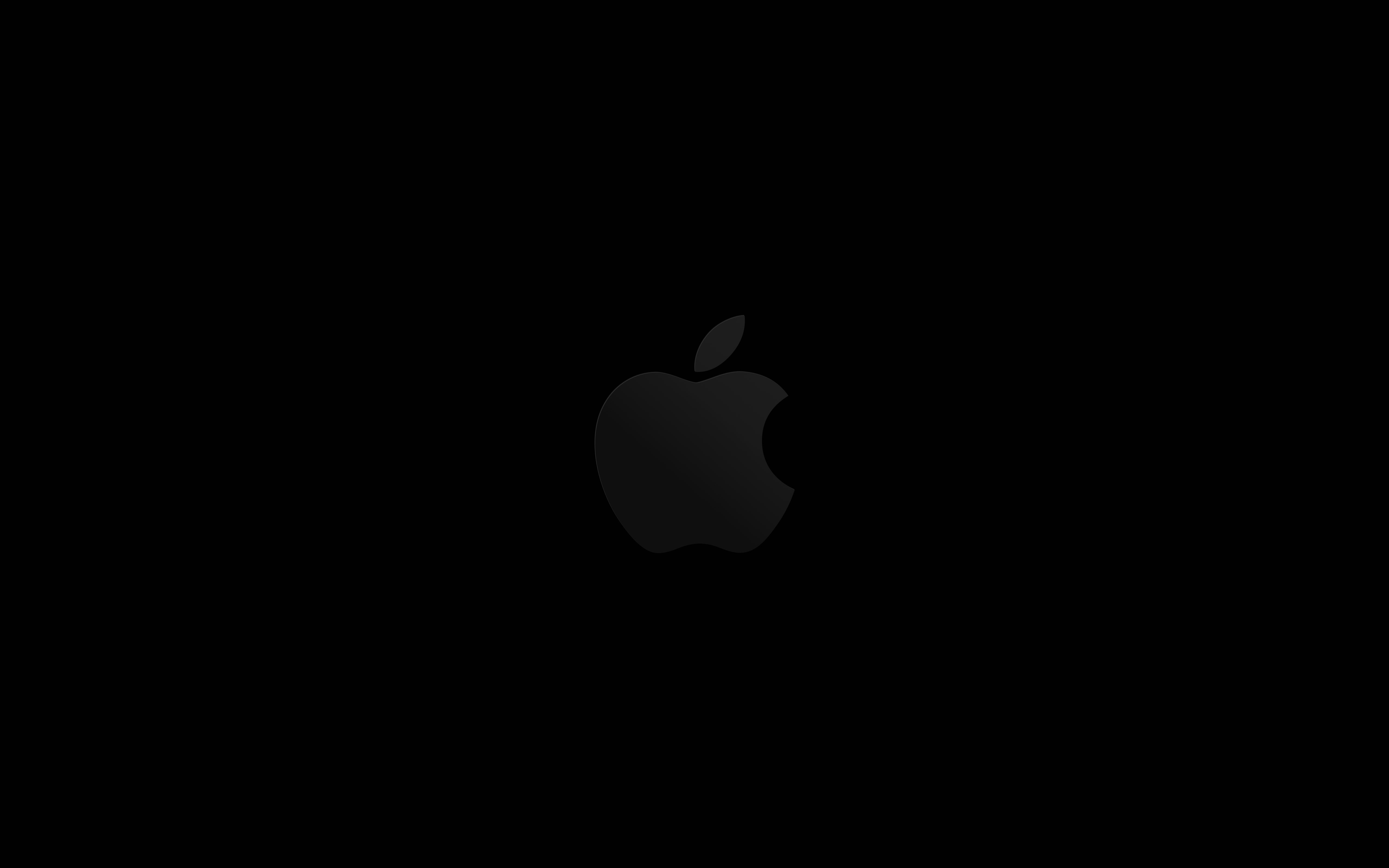 Logo da Apple, Logo minimalista, 5K, Fundo escuro