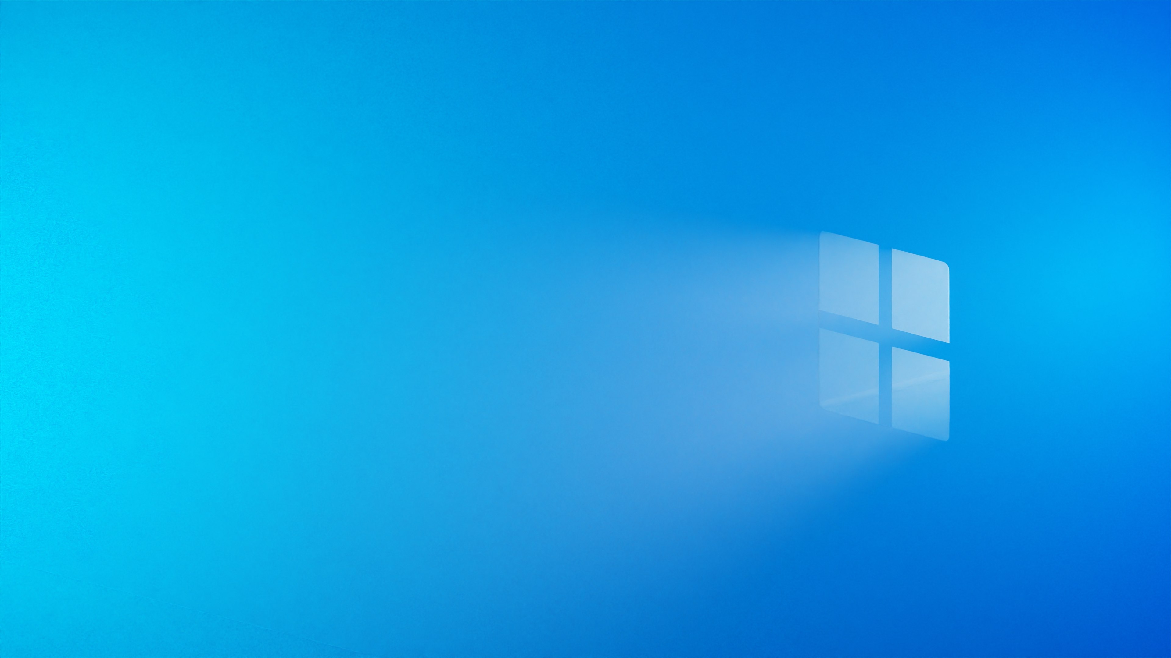 Logo do Windows, Windows 11, Fundo azul, Minimalista