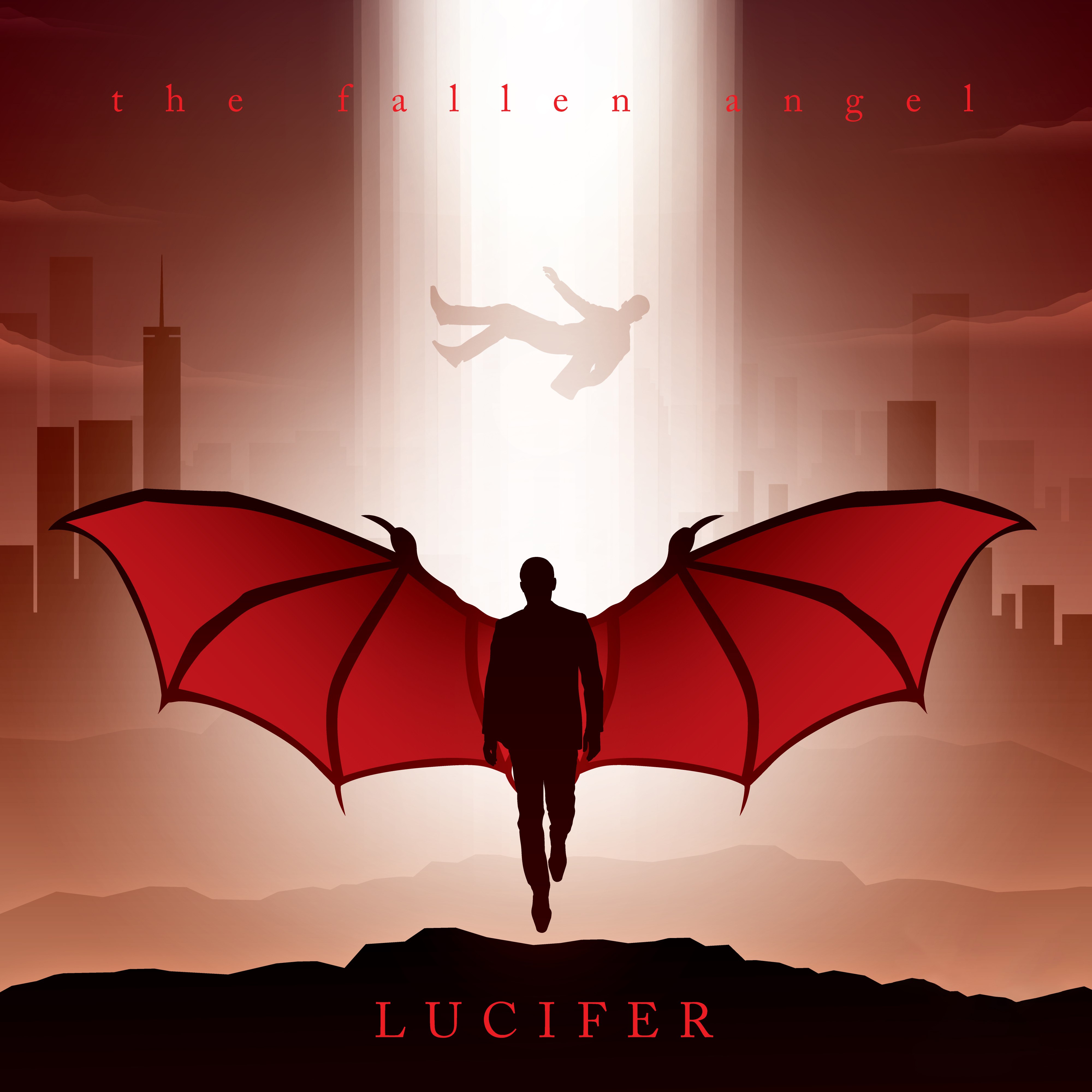 Lucifer Morningstar, Diabo, Minimalista, Vermelho
