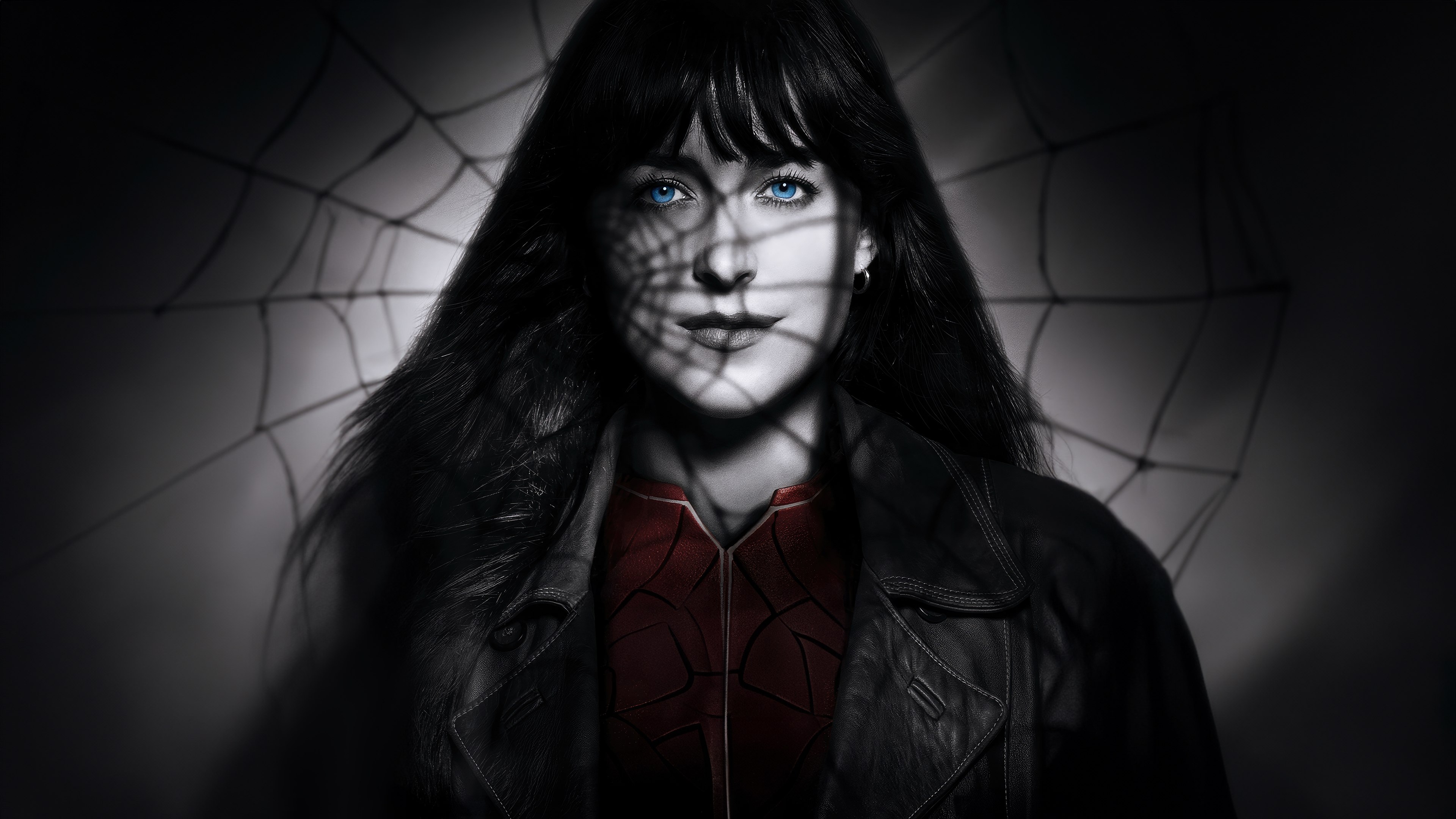 Madame Teia, Dakota Johnson, Fundo escuro, Filmes de 2024, Cassandra Webb