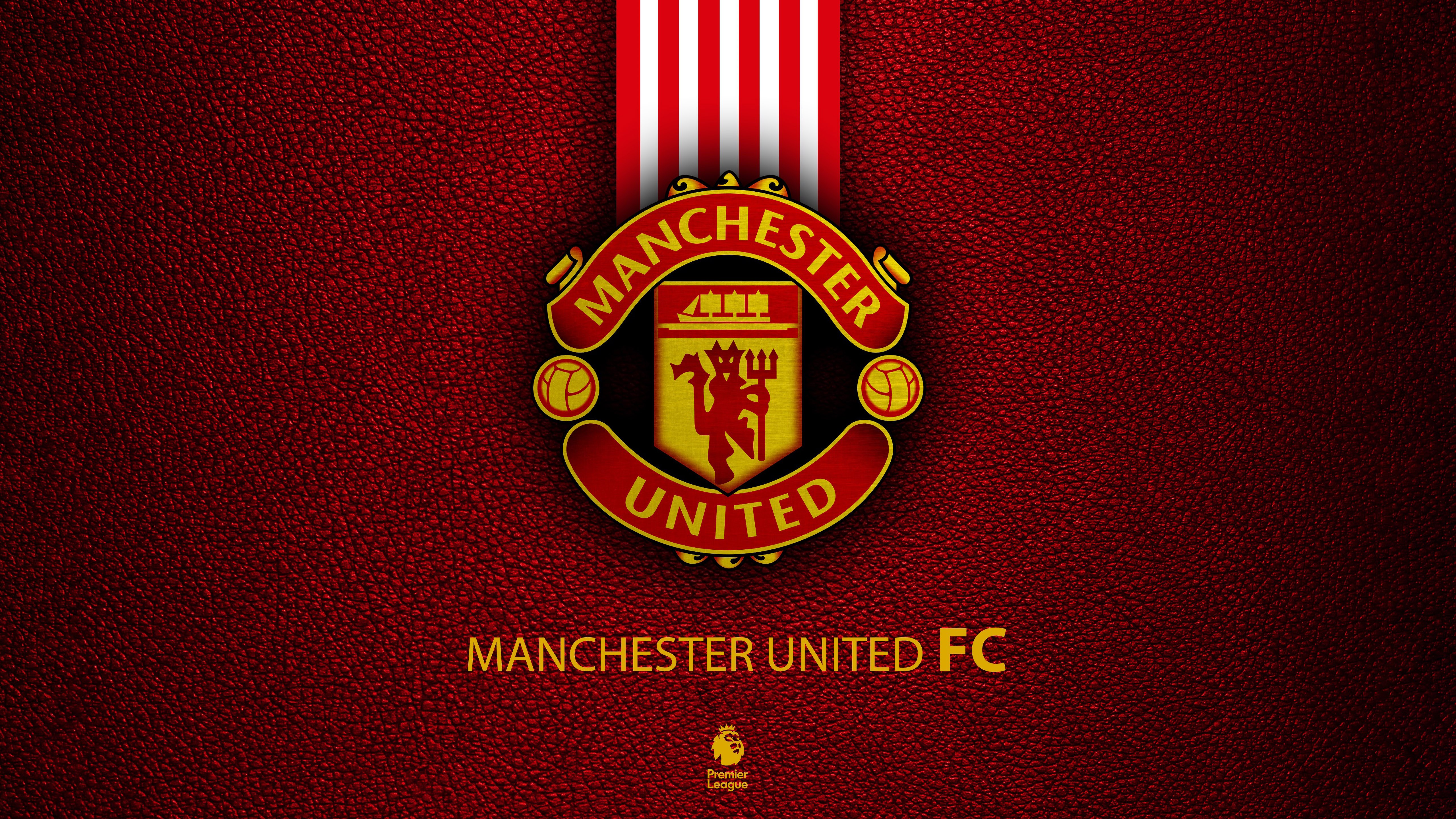 Manchester United, Emblema, Clube de futebol, Logo, Fundo vermelho, Vermelho escuro