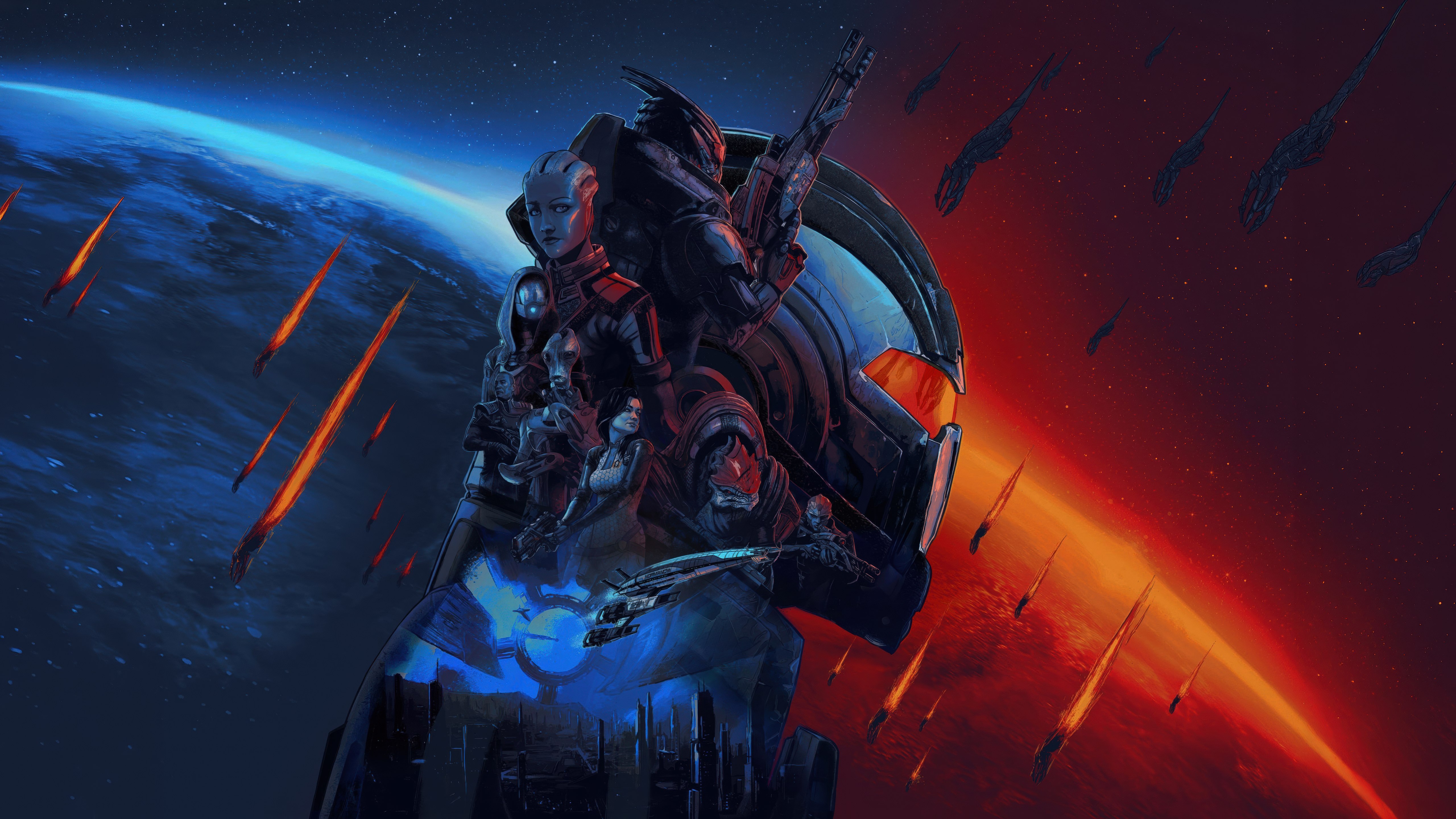 Mass Effect, Legendary Edition, Videogame, 5K