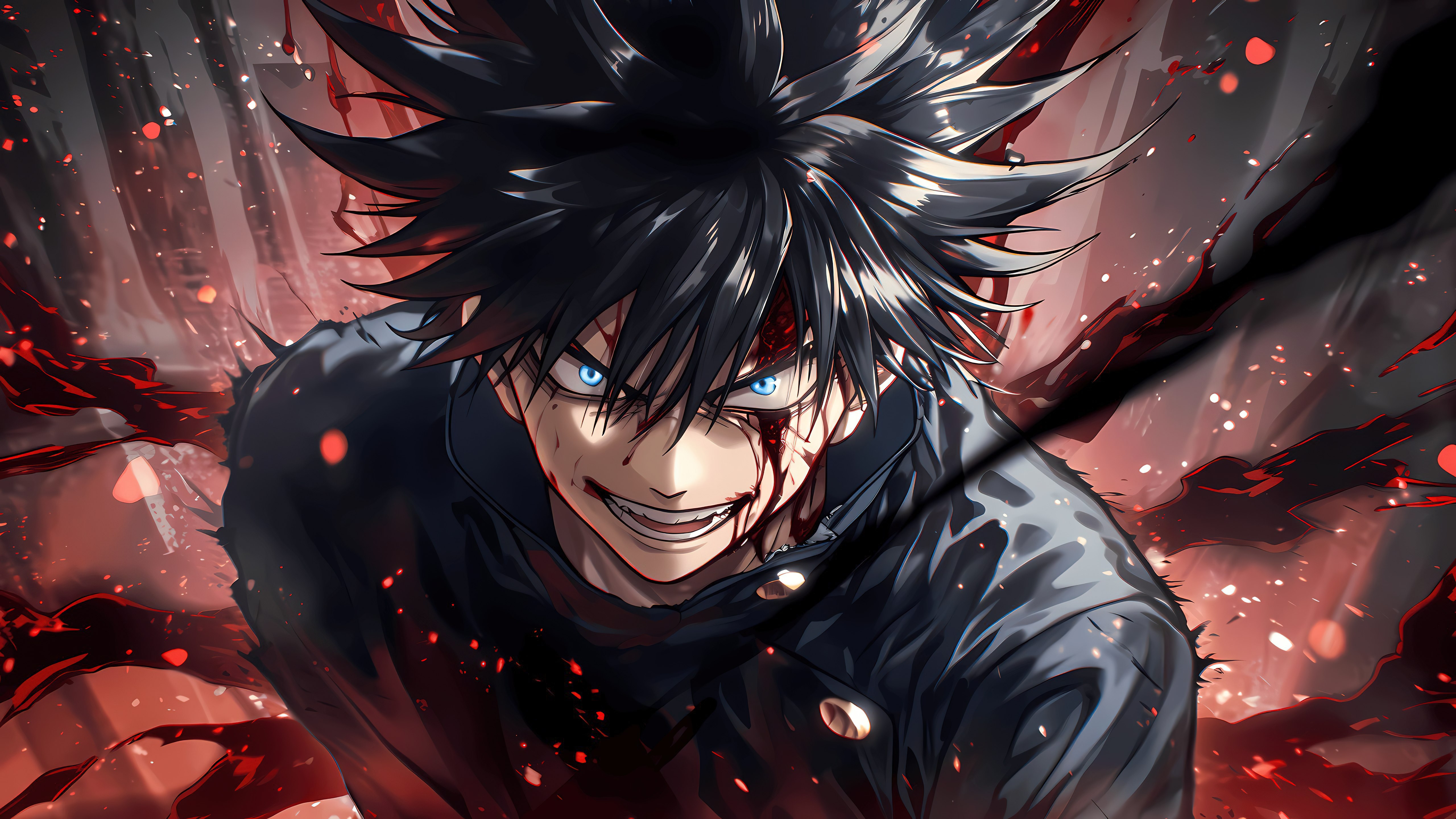 Megumi Fushiguro, Arte de IA, Jujutsu Kaisen, 5K