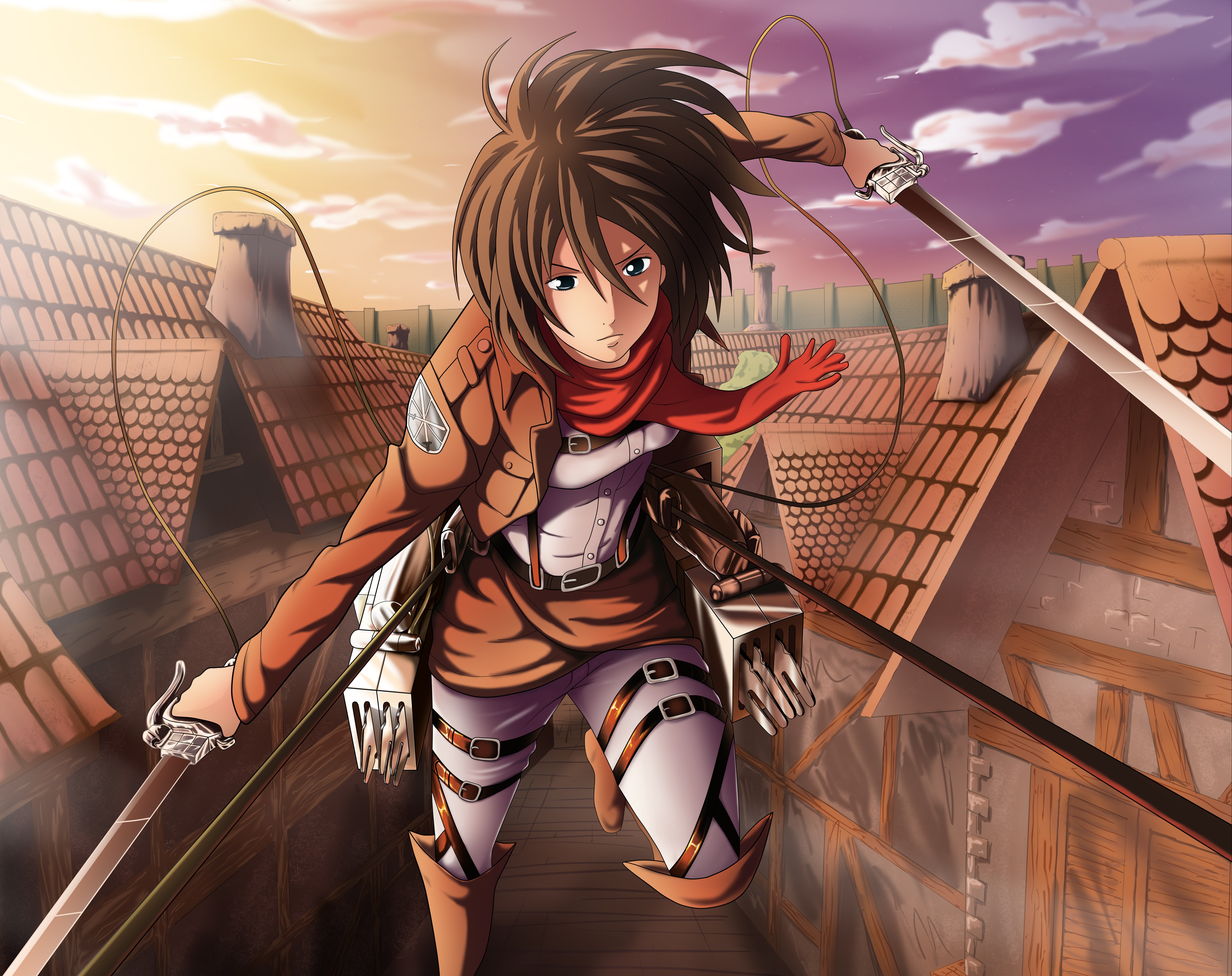Mikasa Ackerman, 5K, Attack on Titan, Shingeki no Kyojin