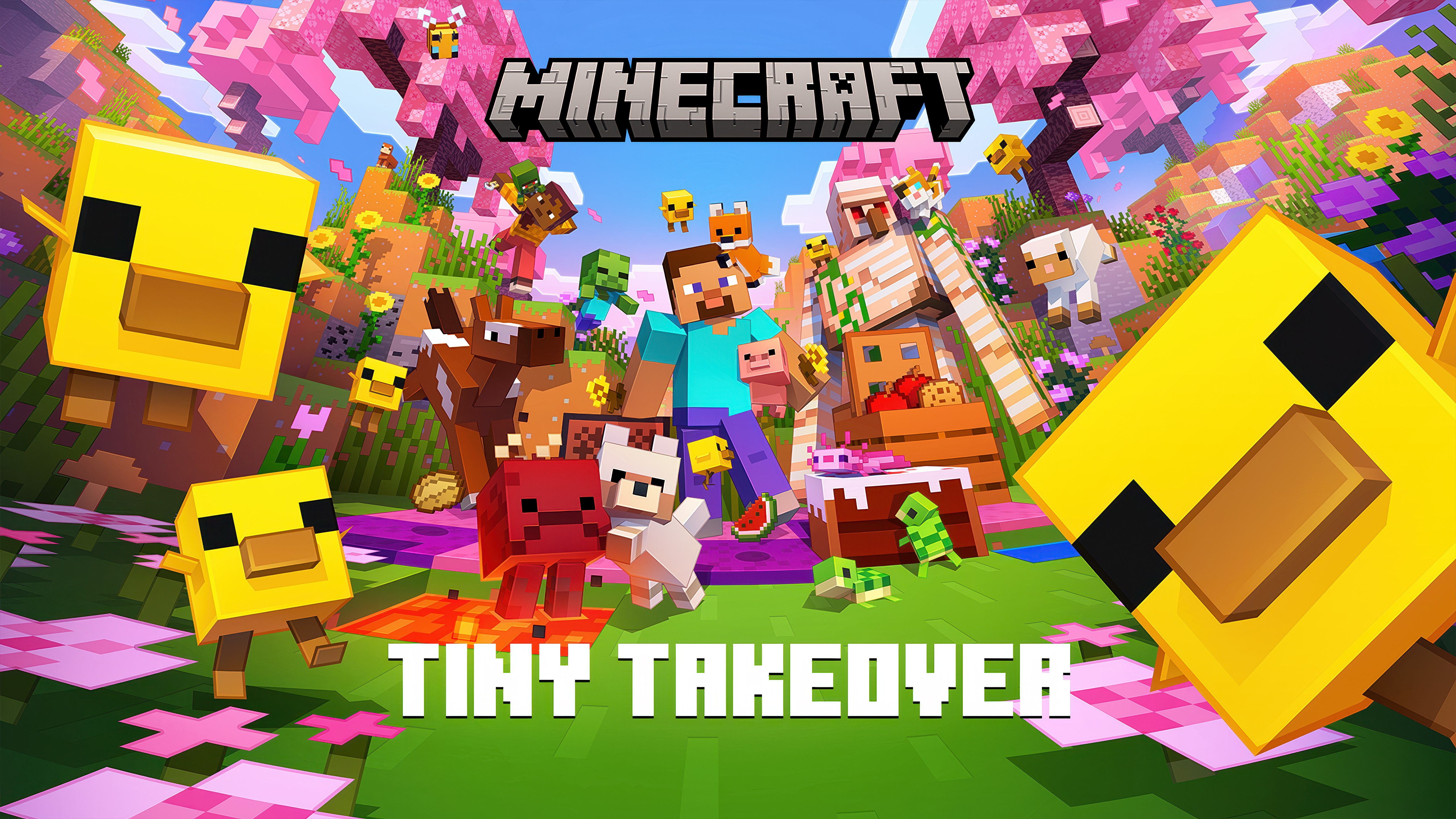 Minecraft, Tiny Takeover, Jogos de 2026, 5K