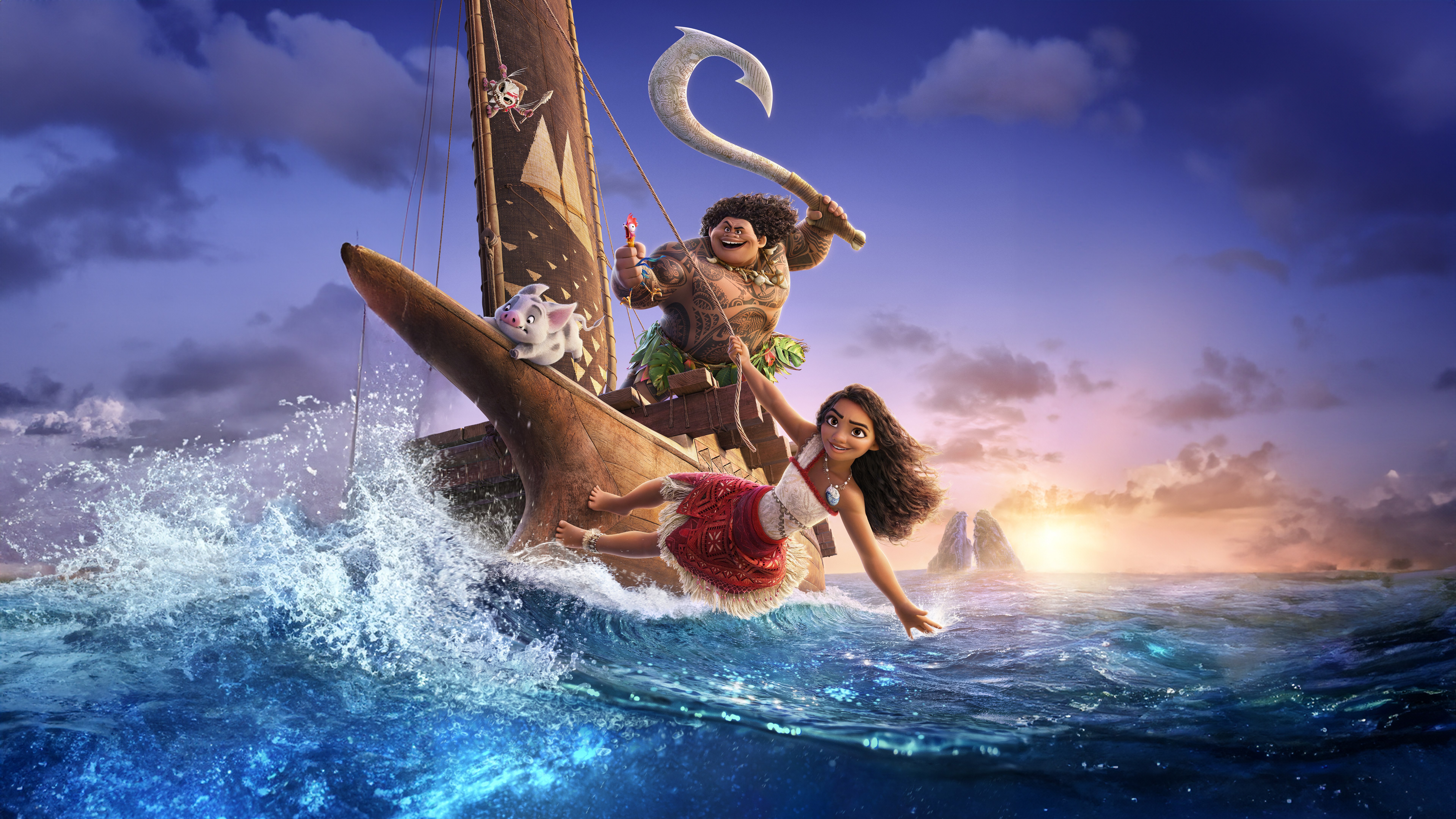 Moana 2, 8K, Filmes de 2024, Filmes de animação, 5K