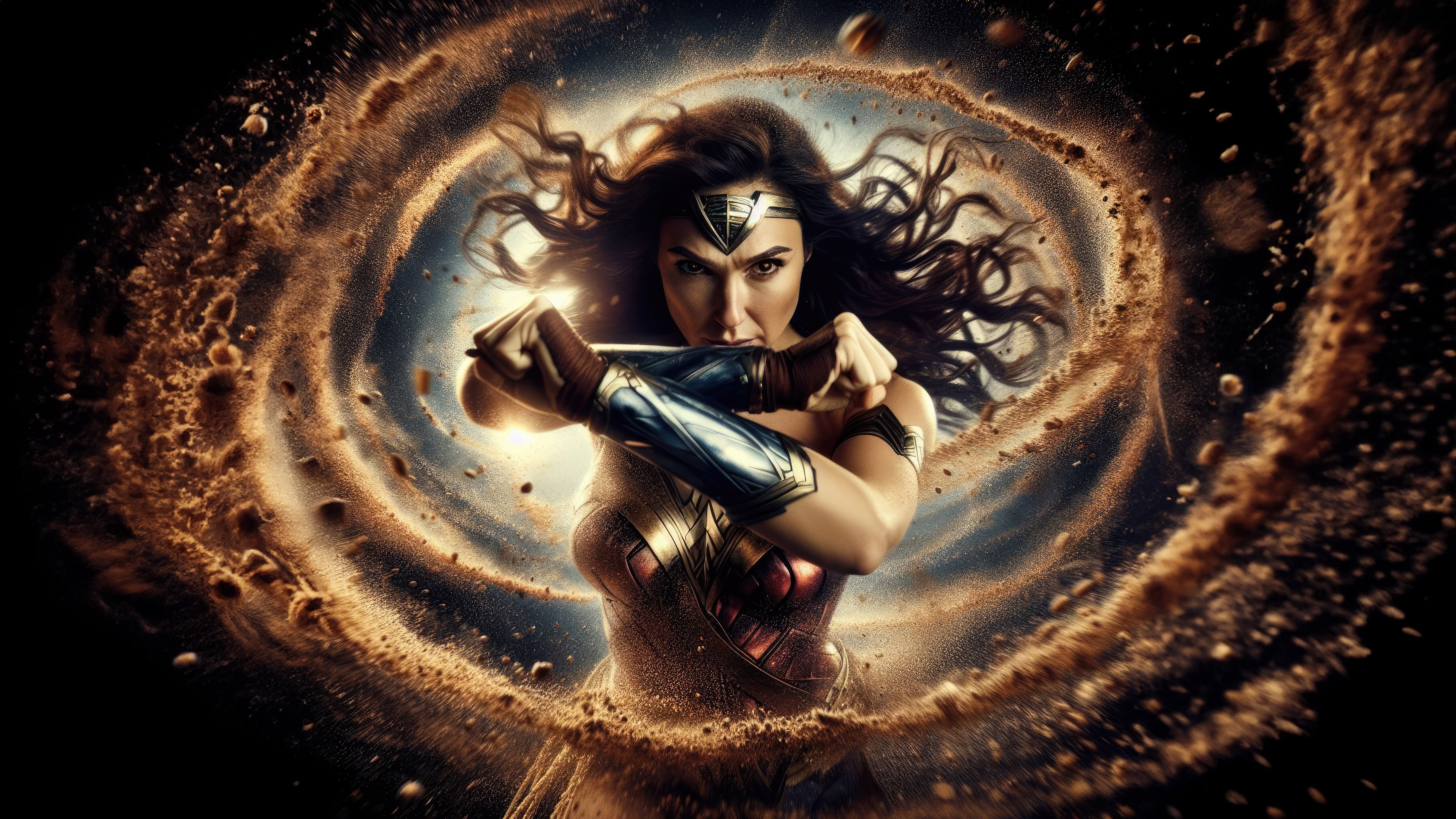 Mulher-Maravilha, Arte de IA, Gal Gadot, 5K
