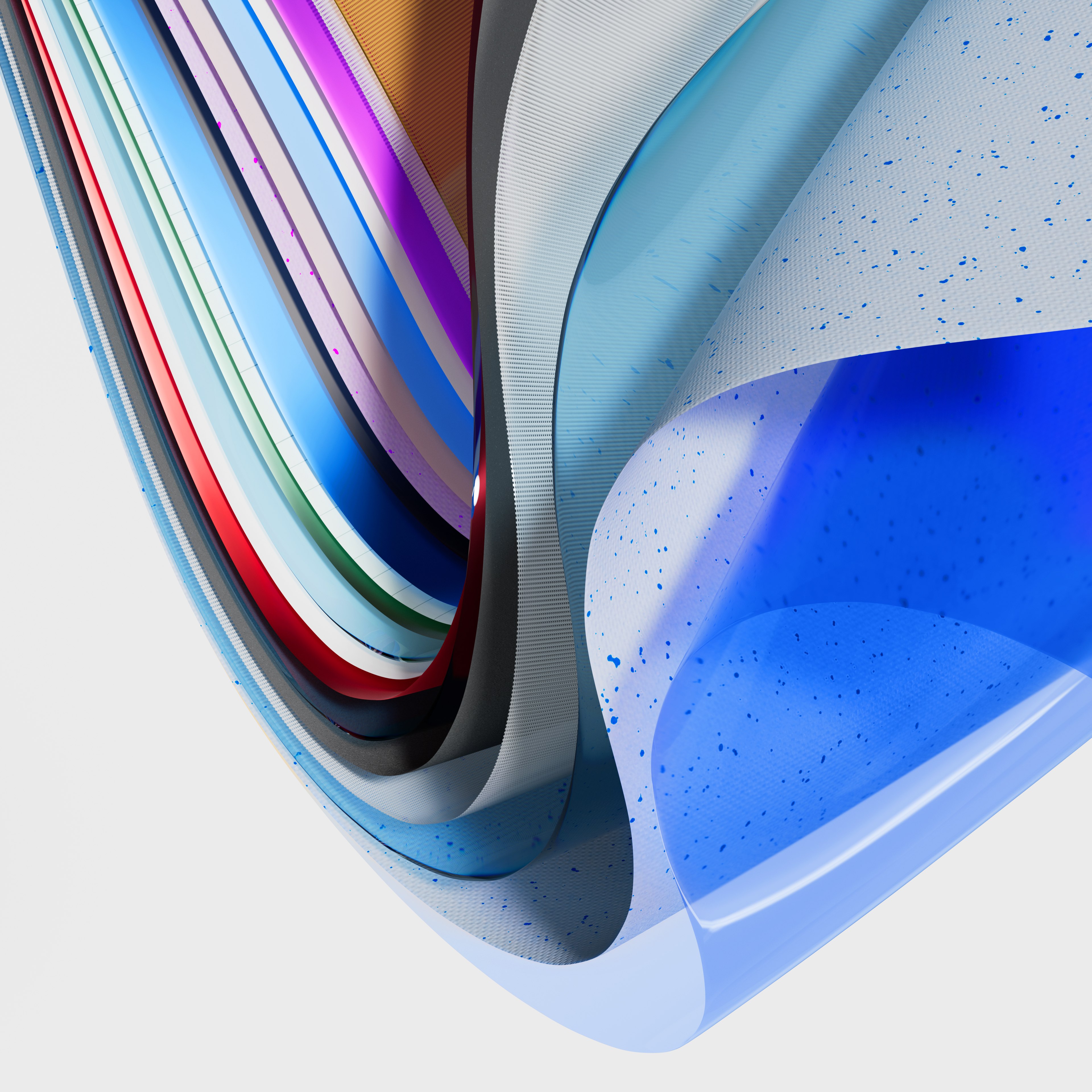 Multicolorido, Estética, 3D, Curvas