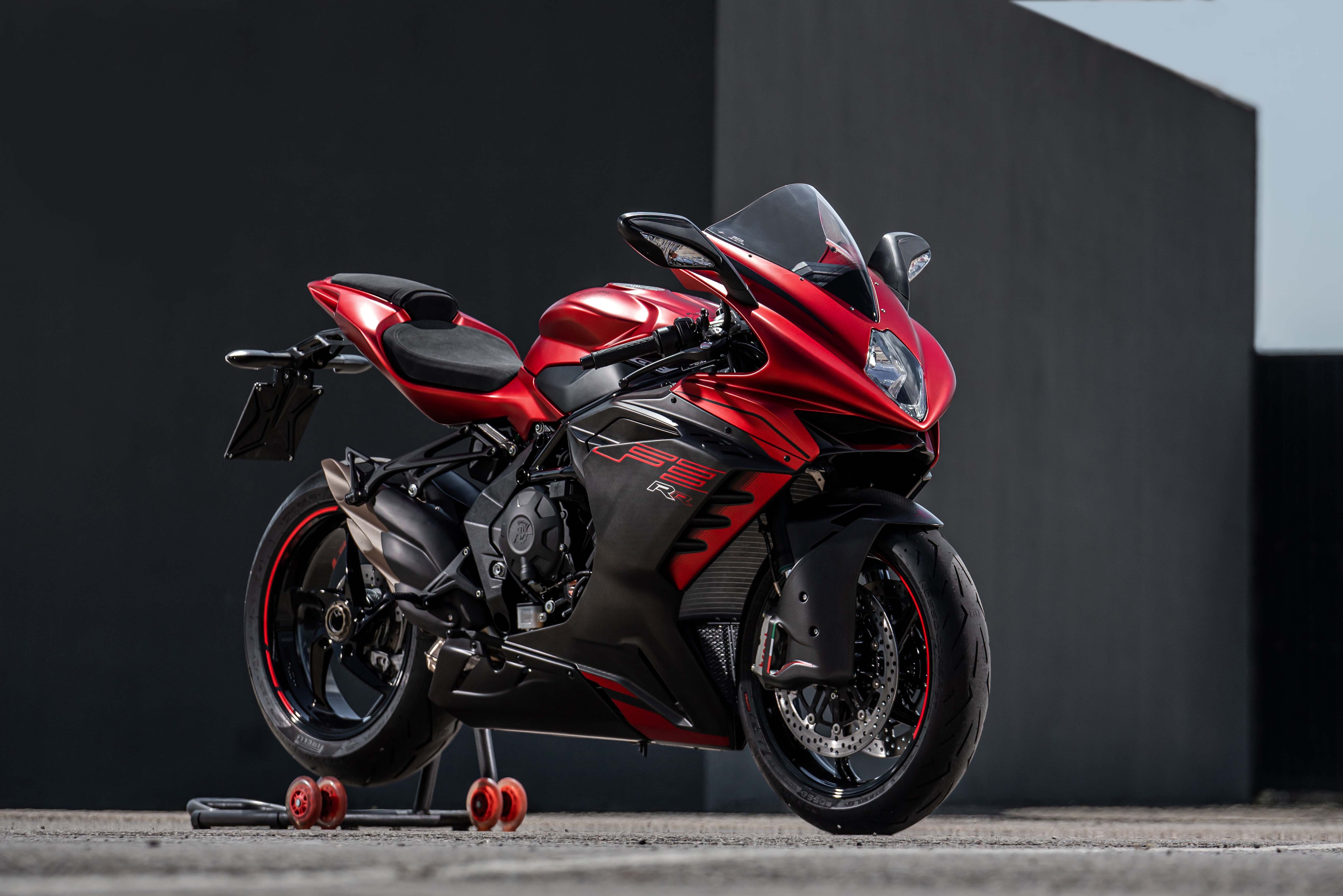 MV Agusta F3 RR, 5K, Motos esportivas, Fundo escuro, 2022