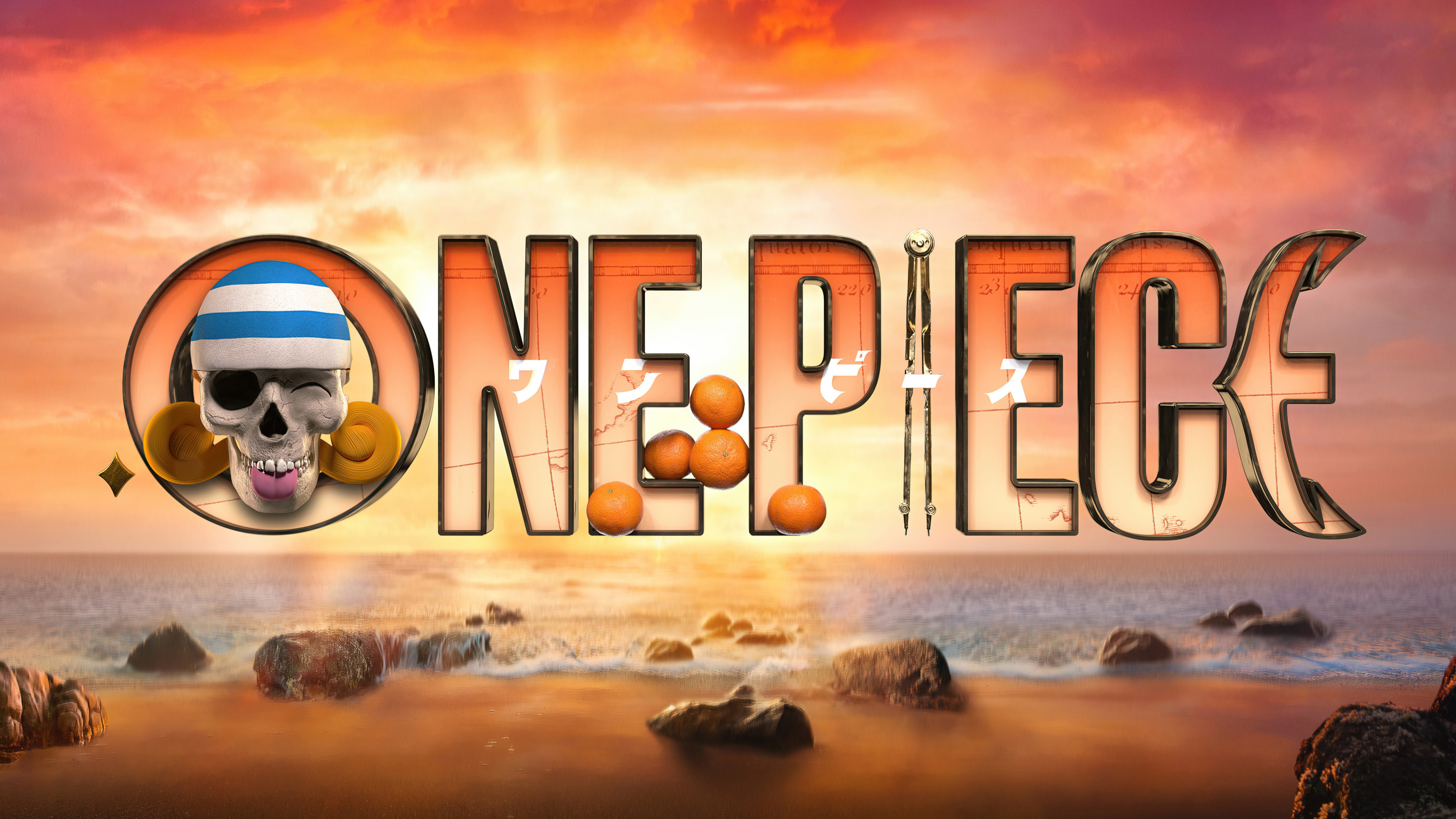 Nami, Logo de One Piece, 5K, Série da Netflix