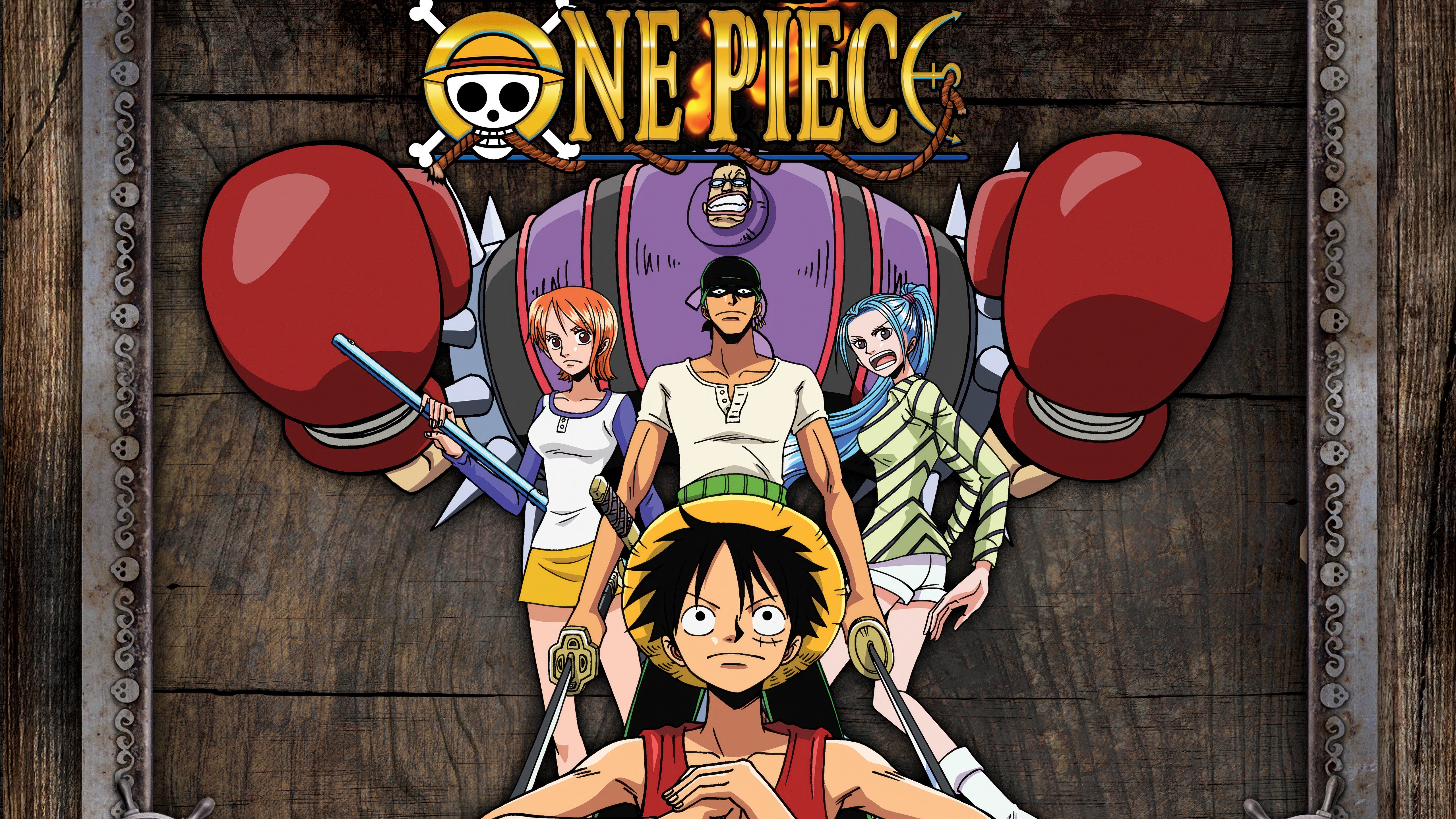 One Piece, Pôster da Temporada 2, Nami, Roronoa Zoro, Monkey D. Luffy, 5K, Série de anime