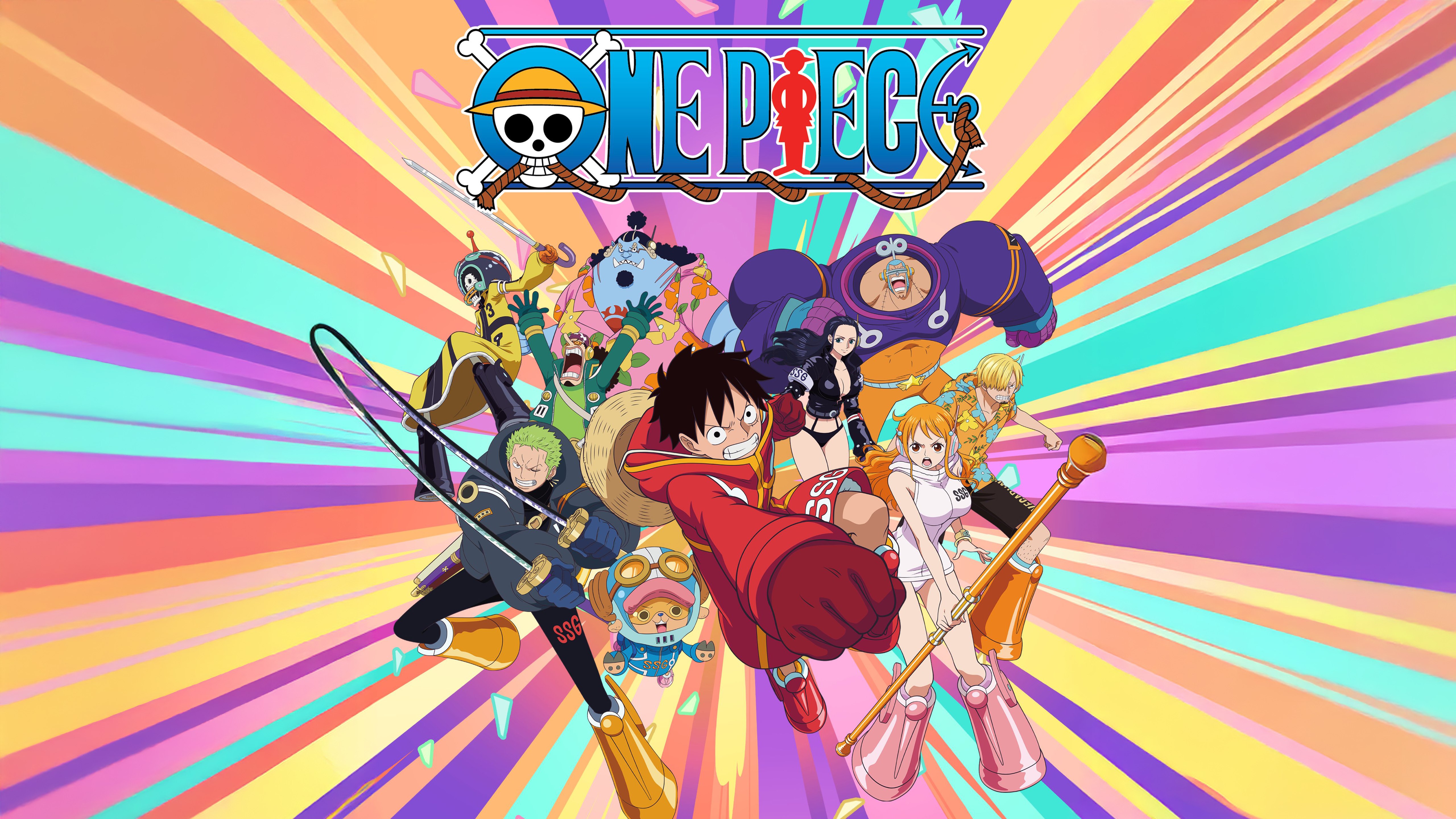 One Piece, Temporada 15, 5K, Série de anime, Monkey D. Luffy, Pôster de anime