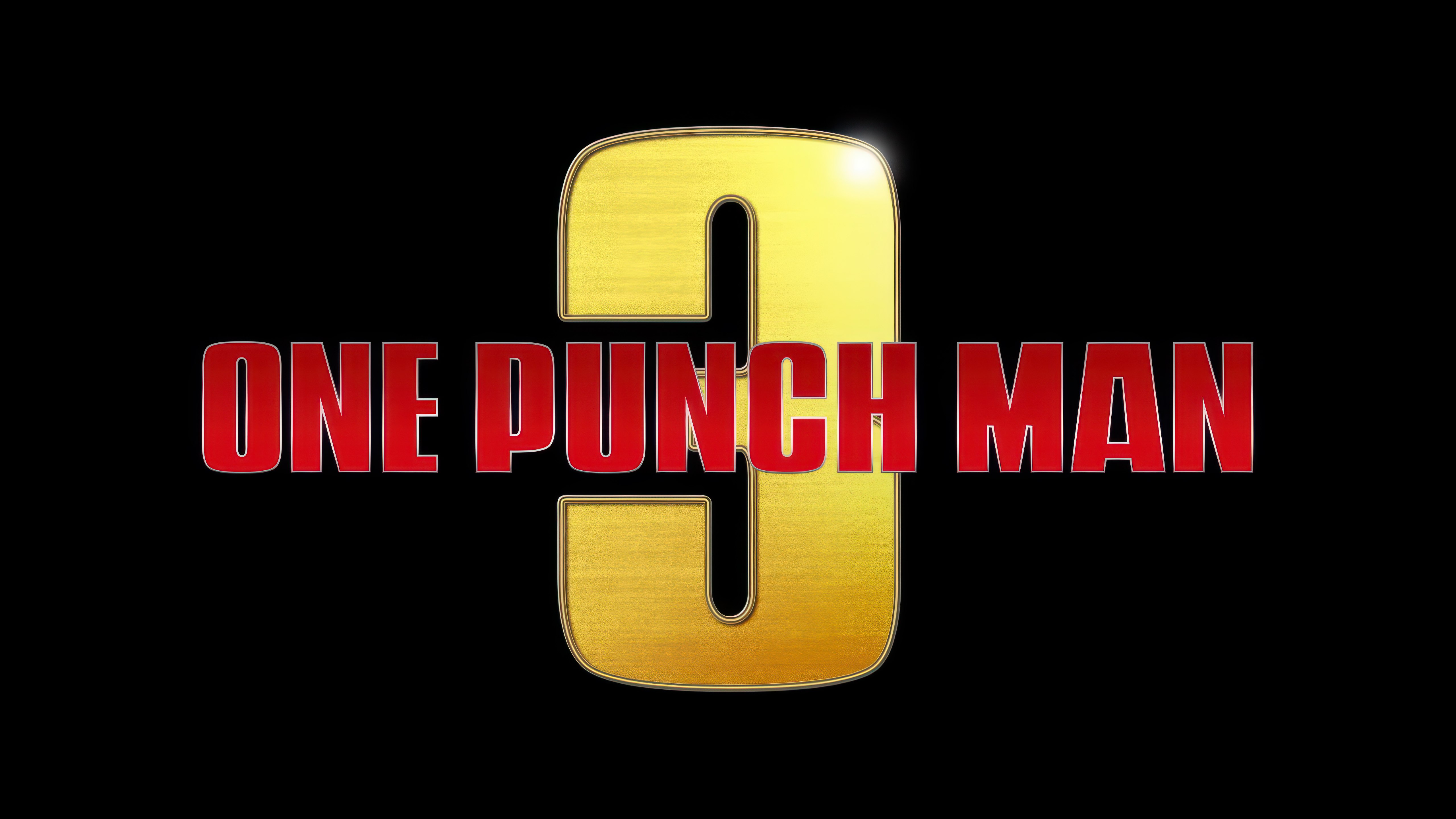 One Punch Man, Temporada 3, Fundo preto, 5K, Teaser