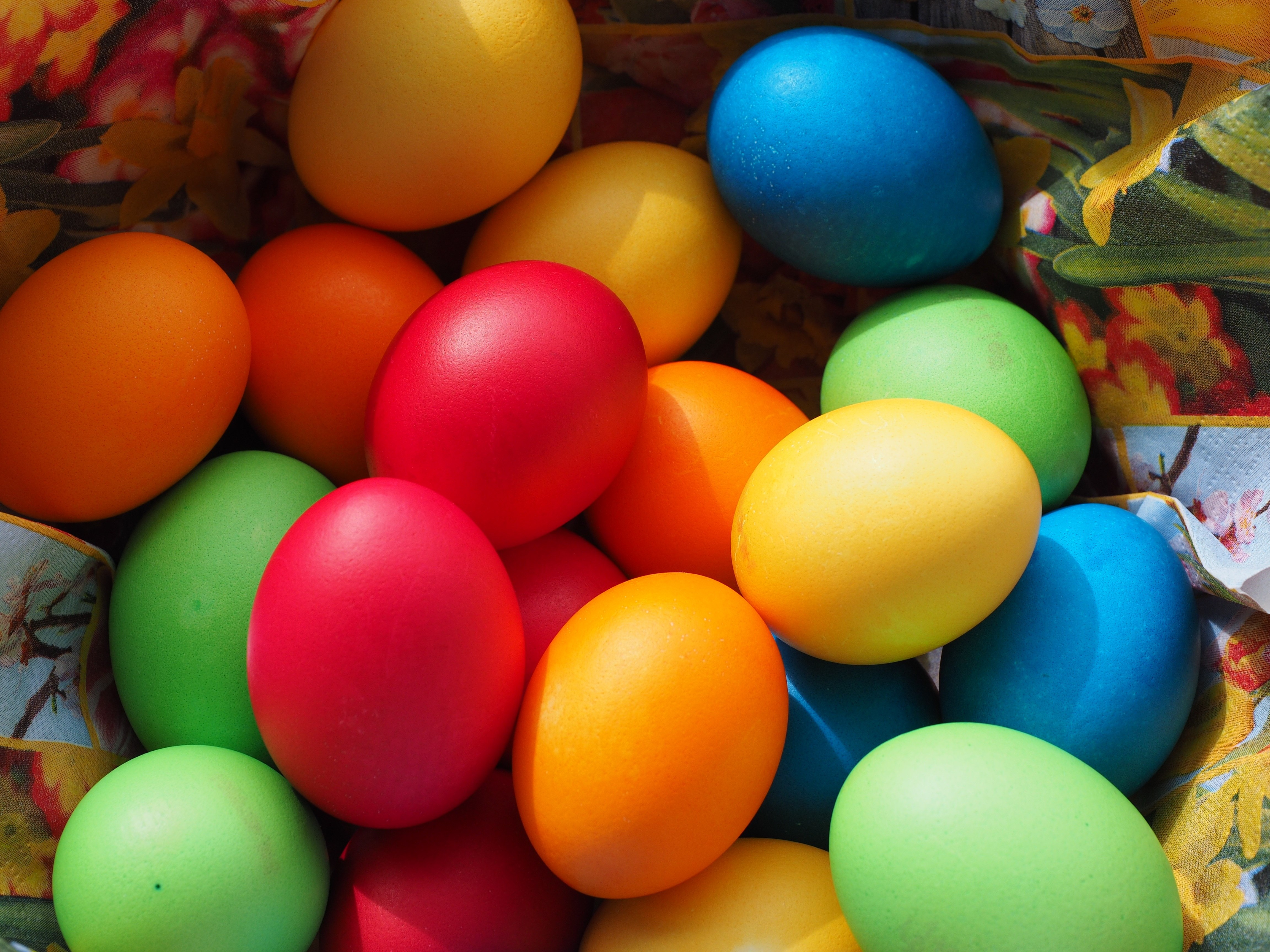 Ovos de Páscoa, Feliz Páscoa, Ovos coloridos, Decoração de Páscoa, Multicolorido