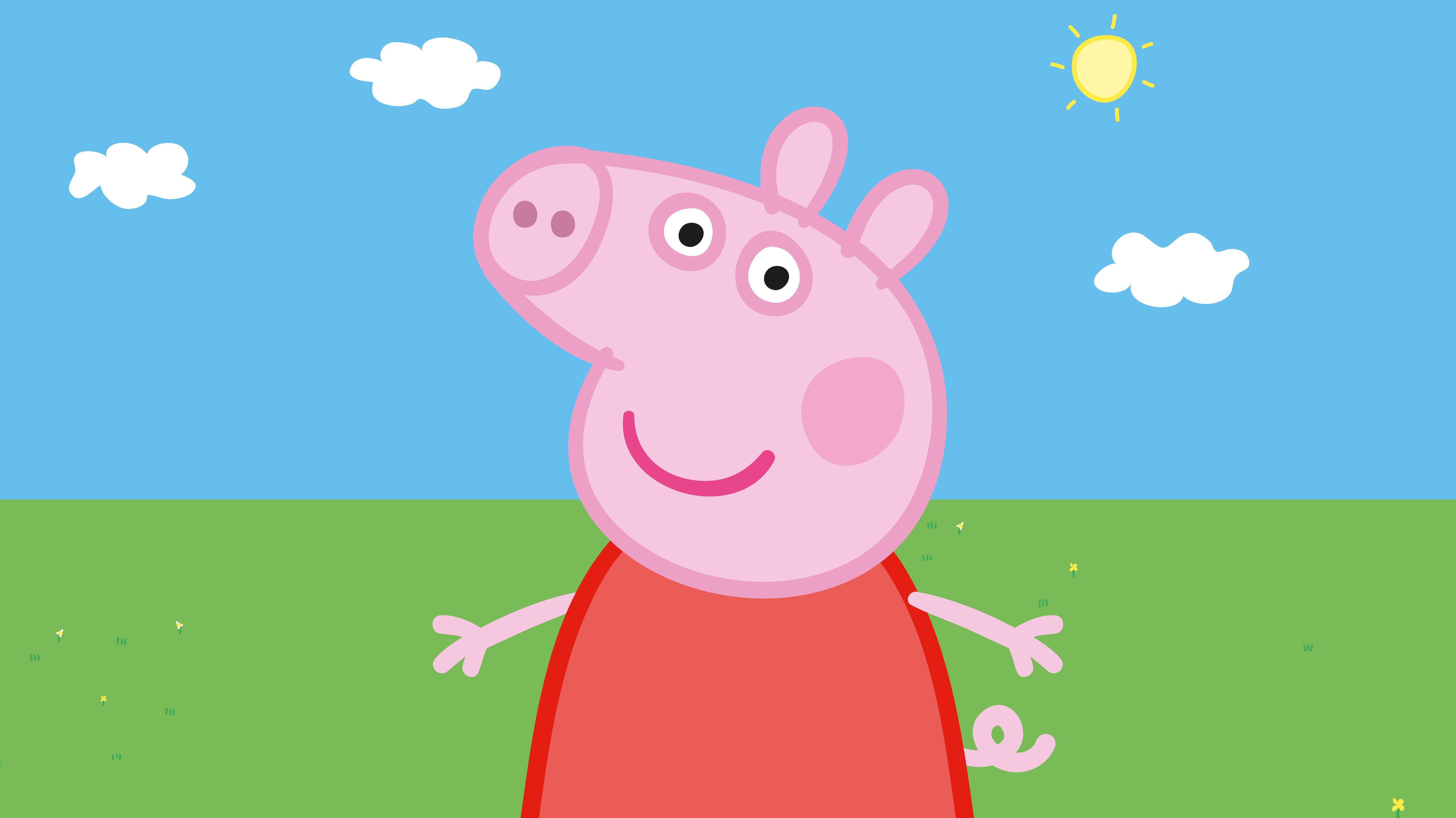 Peppa Pig, Minimalista, Desenho animado