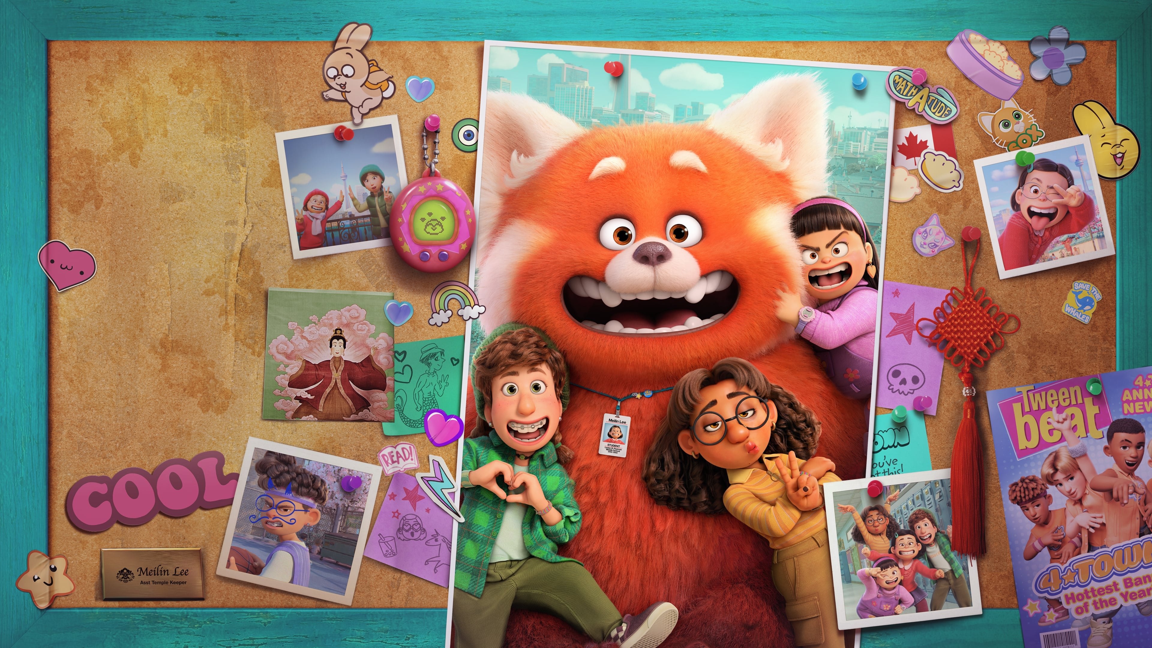Pixar, Red: Crescer é uma Fera, Filmes de 2022, Animação, Ming Lee, Mei Lee, Meilin Lee