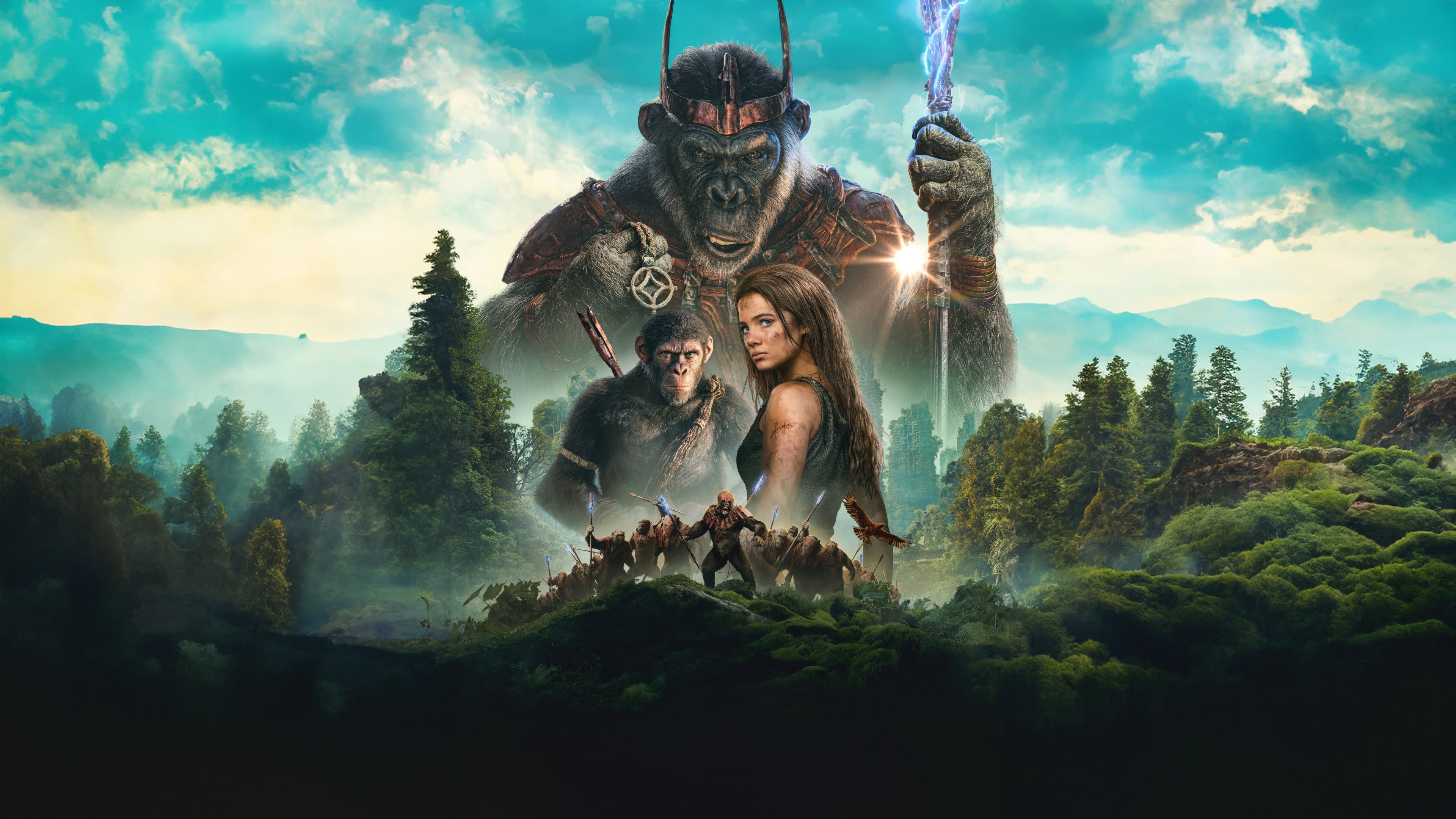 Planeta dos Macacos: O Reinado, Ultrawide, Pôster do filme, Filmes de 2024