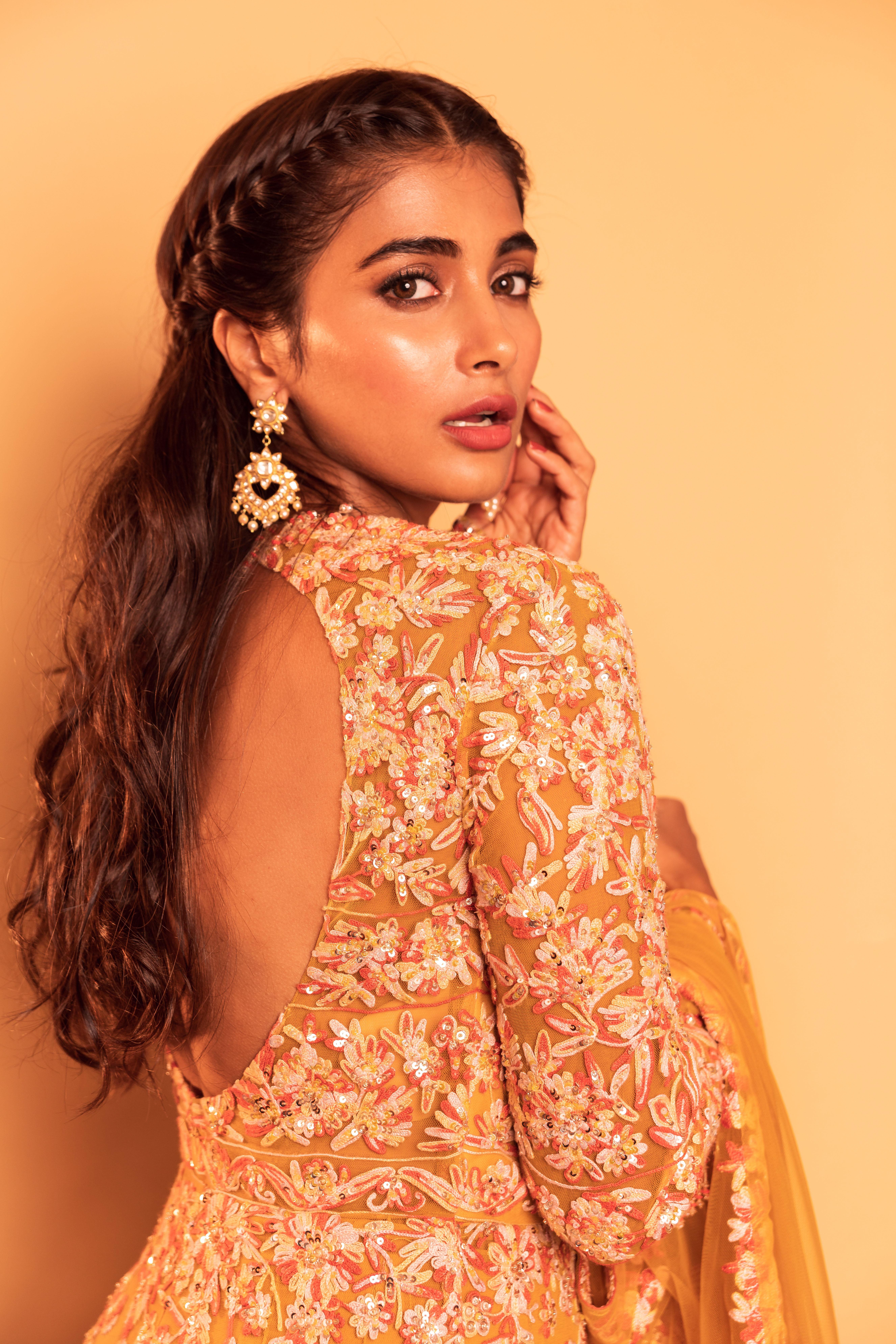 Pooja Hegde, Atriz indiana, Atriz de Bollywood, Retrato, 5K