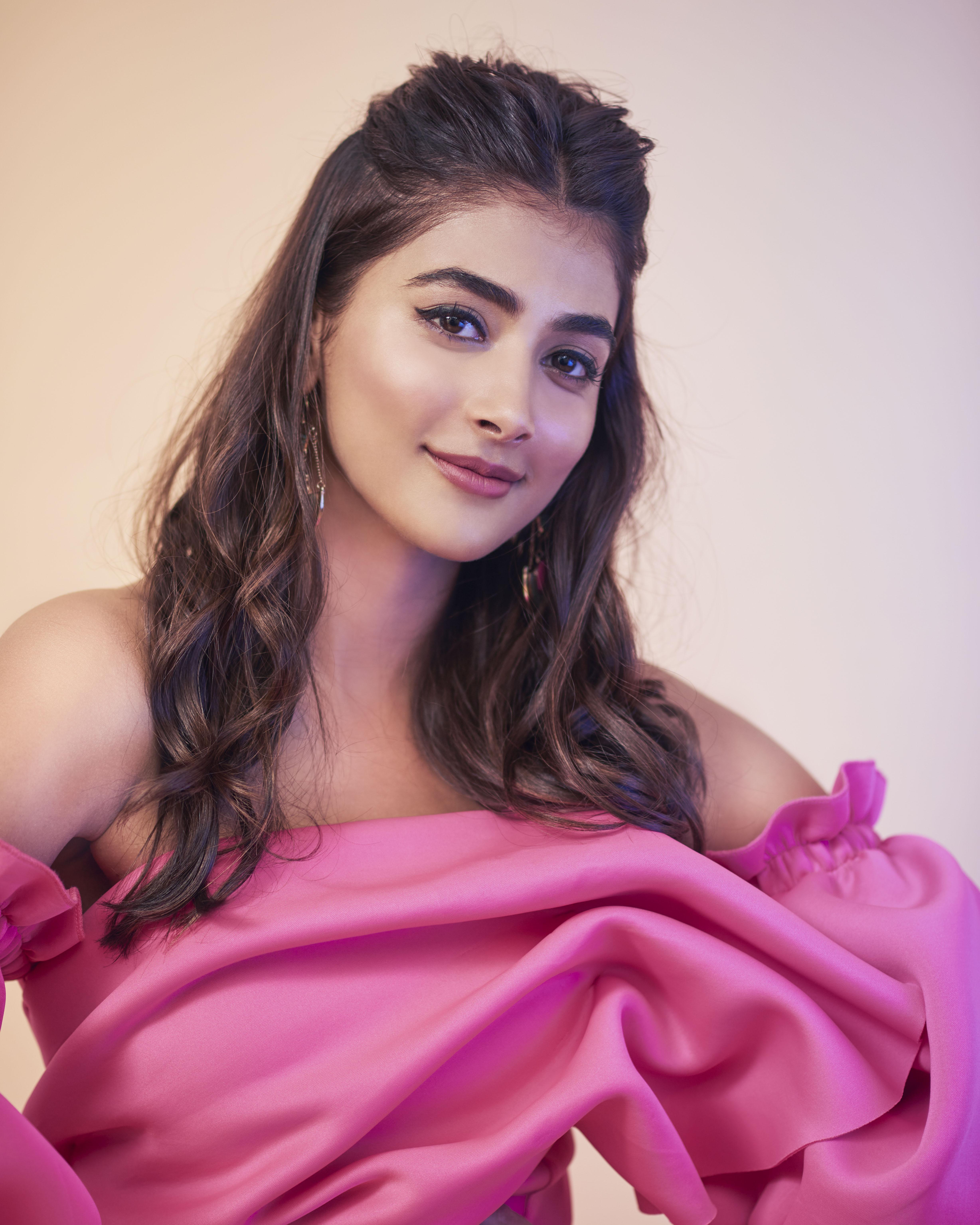 Pooja Hegde, Atriz indiana, Atriz de Bollywood, Retrato, 5K