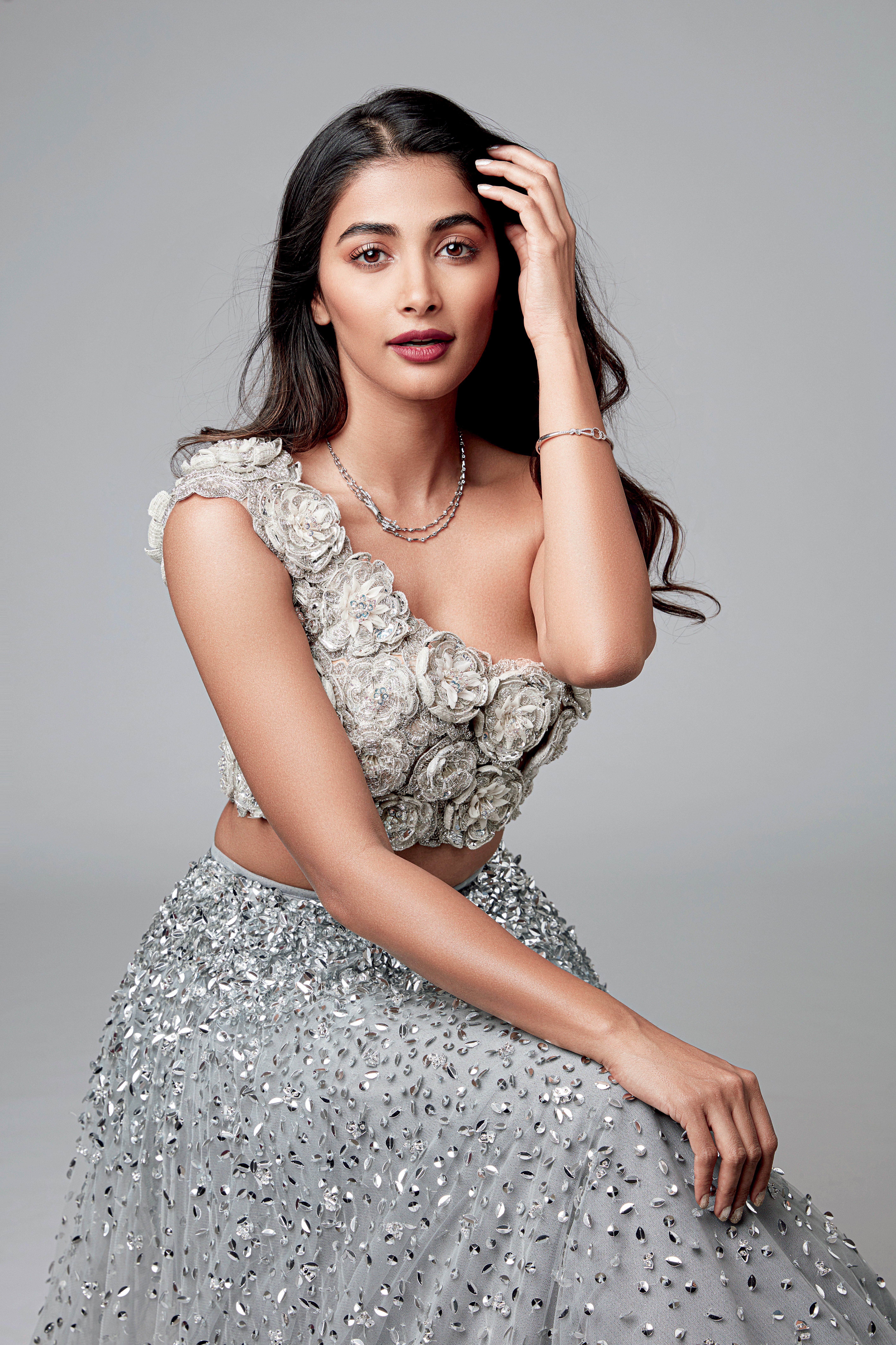 Pooja Hegde, Retrato, Celebridades indianas, 5K, Atriz de Bollywood, Atriz indiana