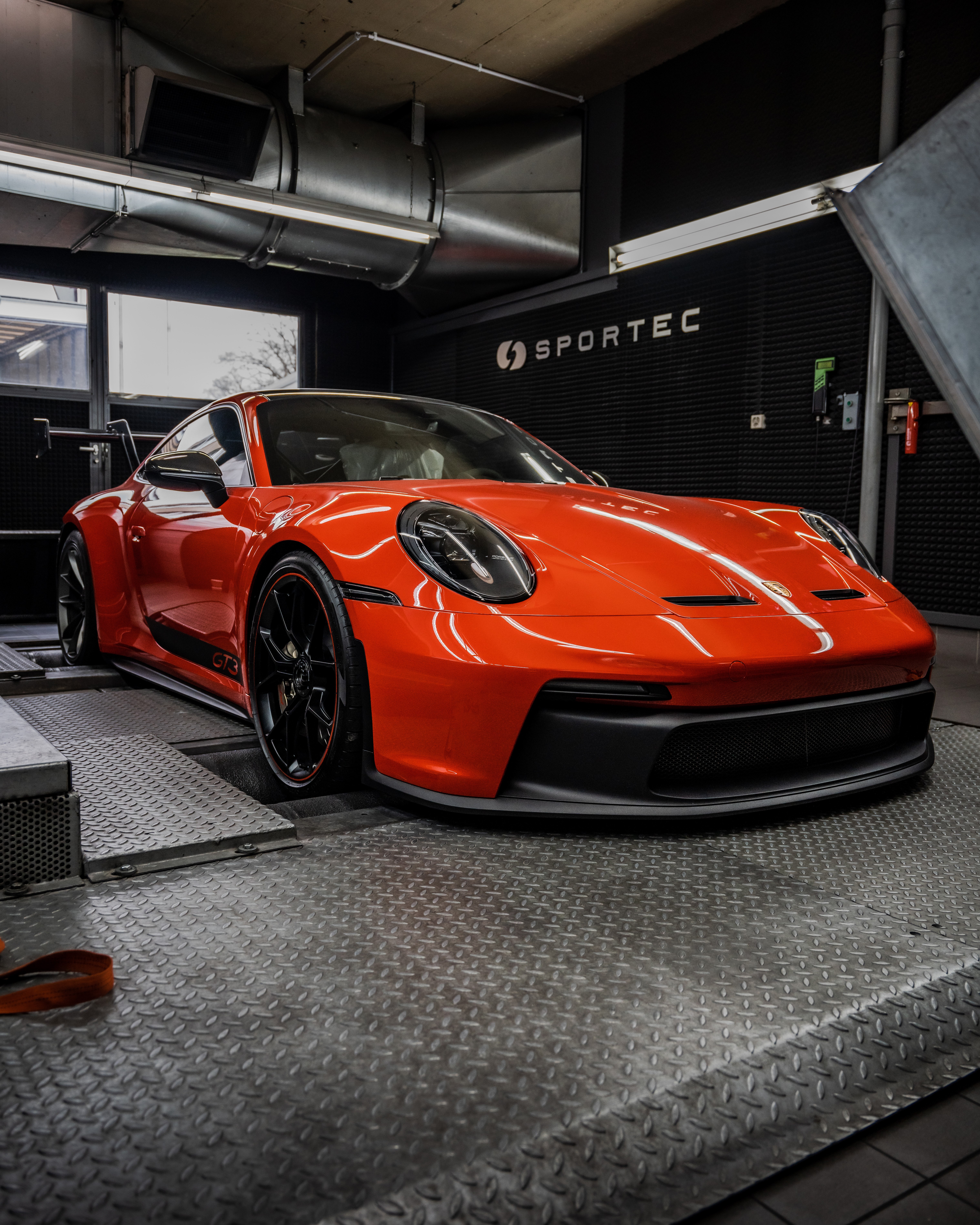 Porsche 911 GT3, Clubsport, 5K, Carros laranja